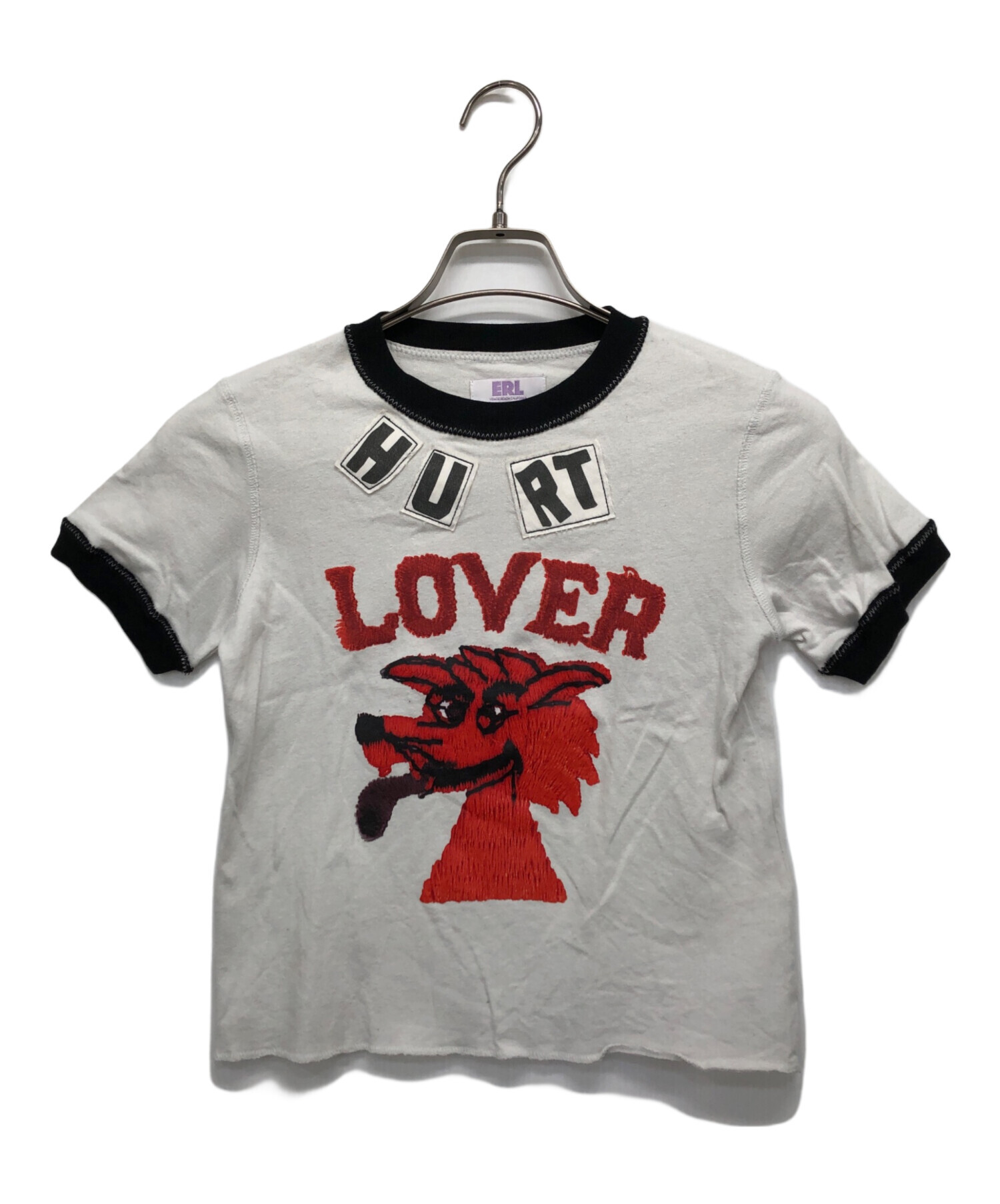ERL イーアールエル Tシャツ・カットソー S 白 【古着】【中古】【送料無料】 ERL イーアールエル Tシャツ・カットソー XL 白 【古着】【中古