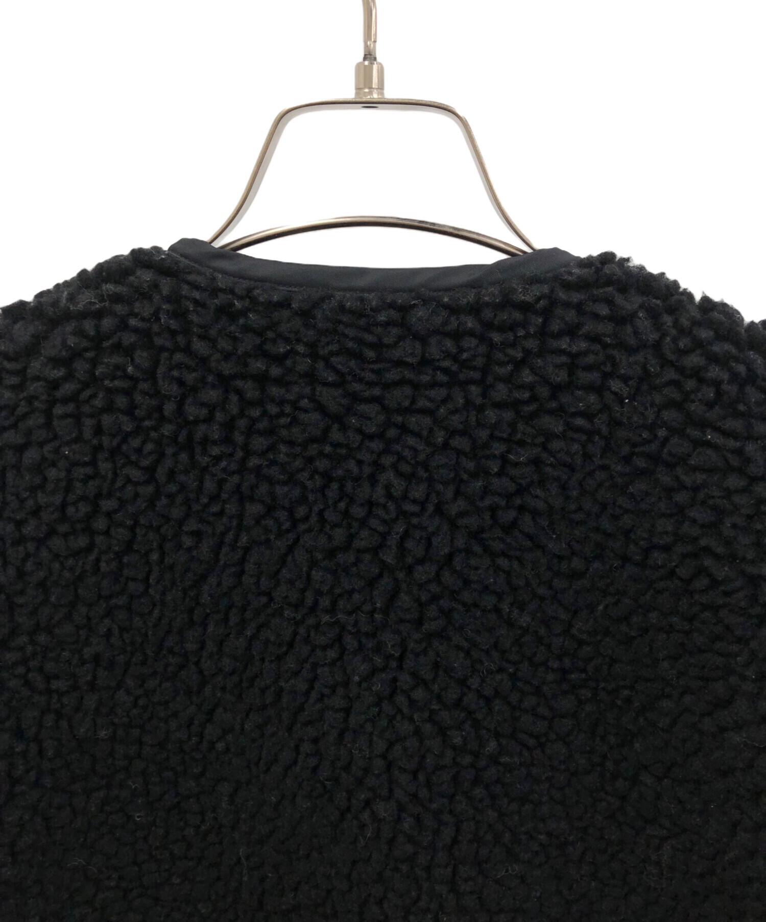 中古・古着通販】HYKE (ハイク) FAUX SHEARLING COAT ブラック サイズ