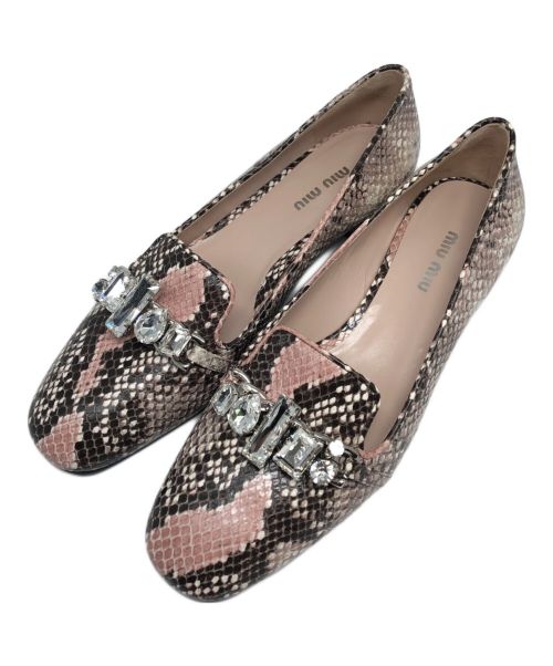 MIU MIU ハイヒール　パンプス　ピンクベージュ/グレージュ　37 3064001424743291_01_6274w.jpeg
