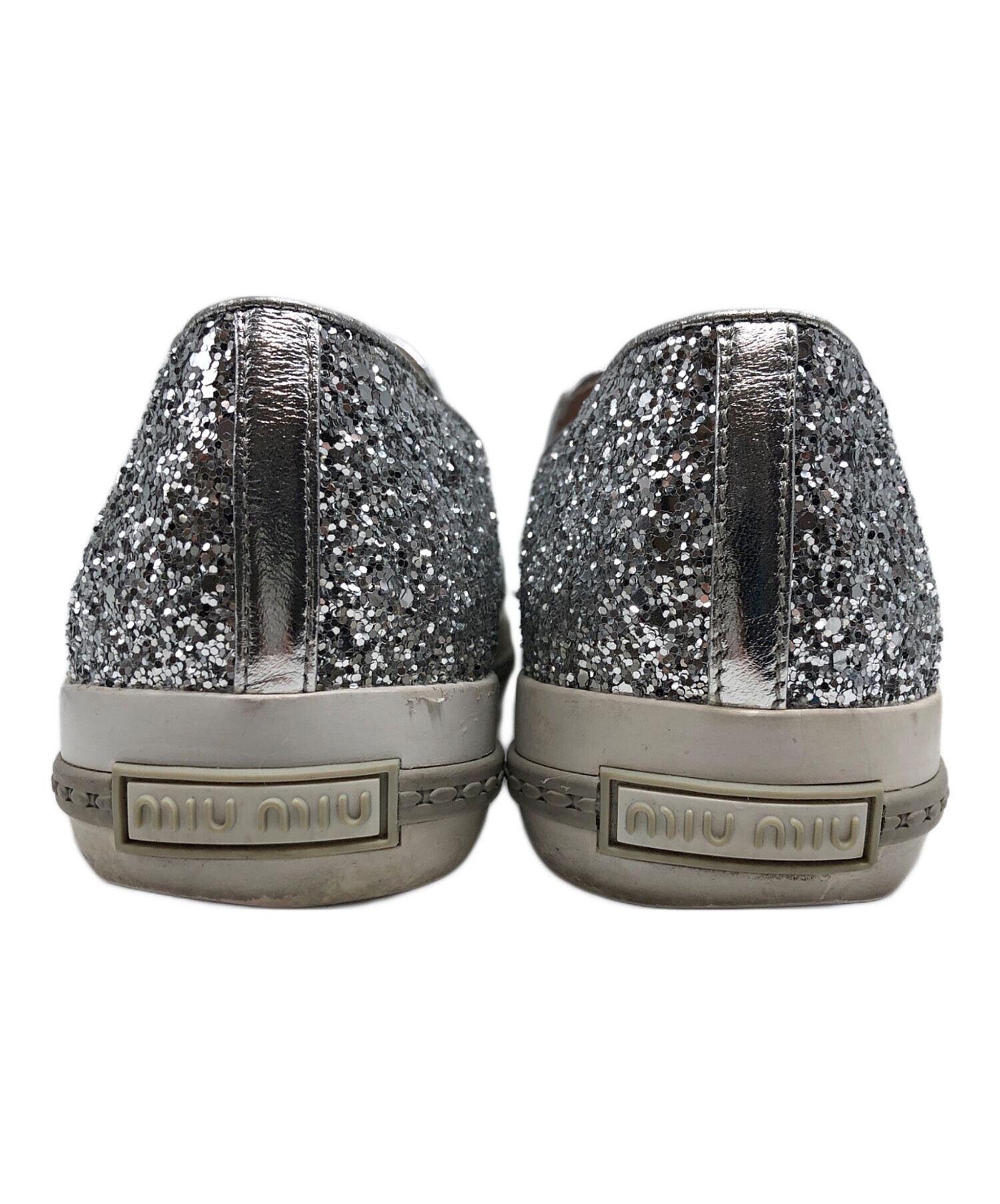 中古・古着通販】MIU MIU (ミュウミュウ) スパンコールスリッポン 