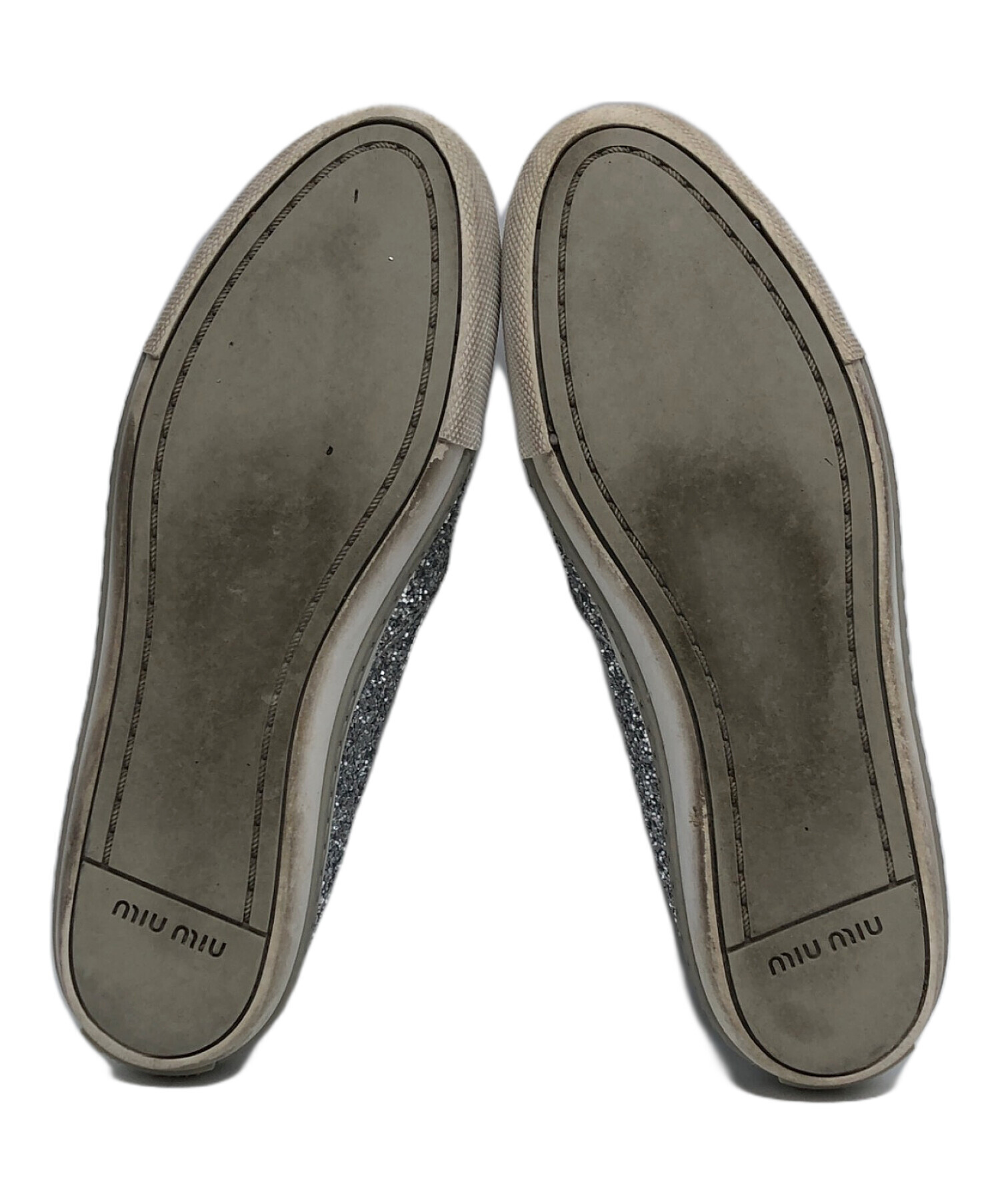 中古・古着通販】MIU MIU (ミュウミュウ) スパンコールスリッポン 