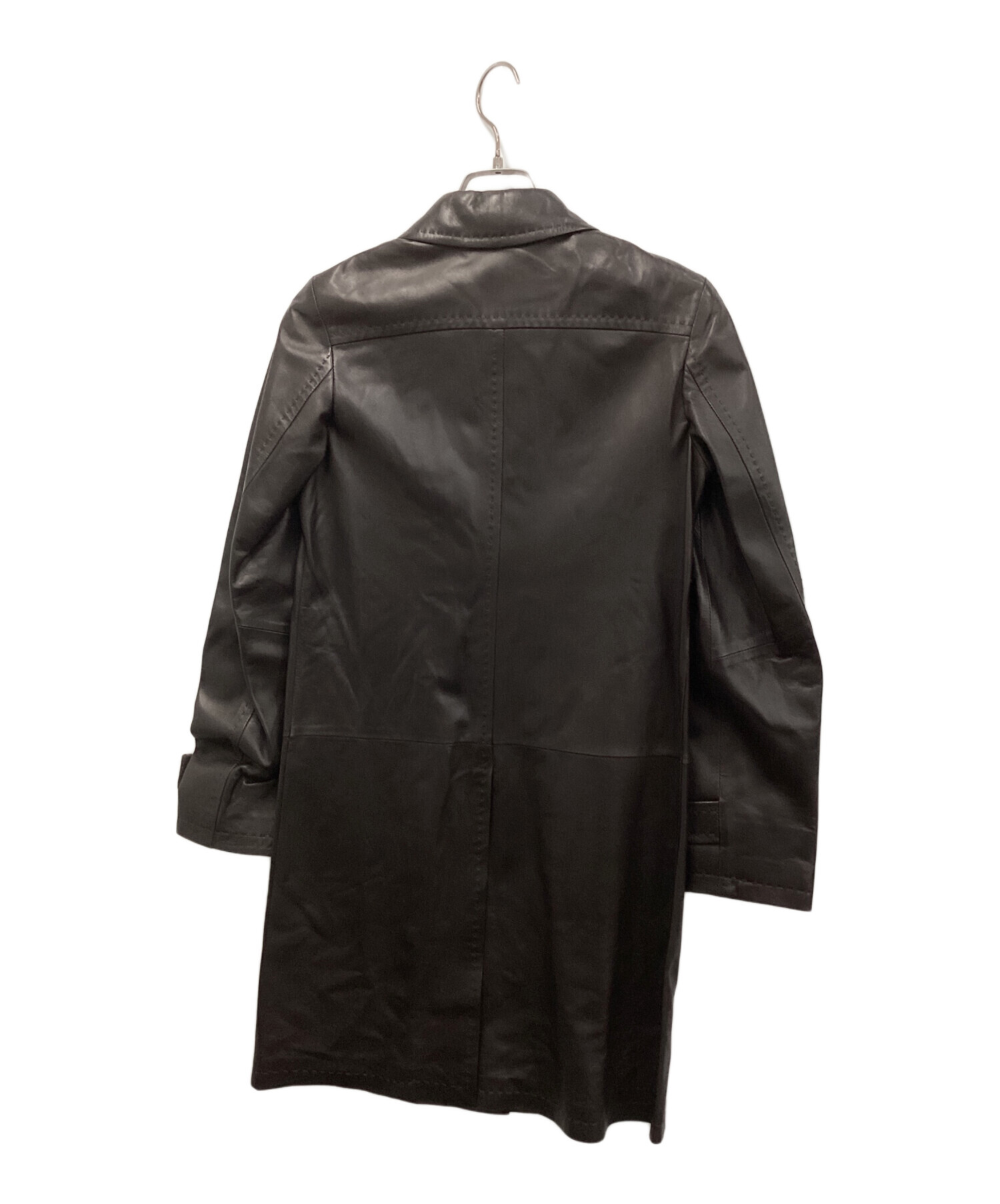 中古・古着通販】BOSS HUGO BOSS (ボス ヒューゴボス) レザーコート