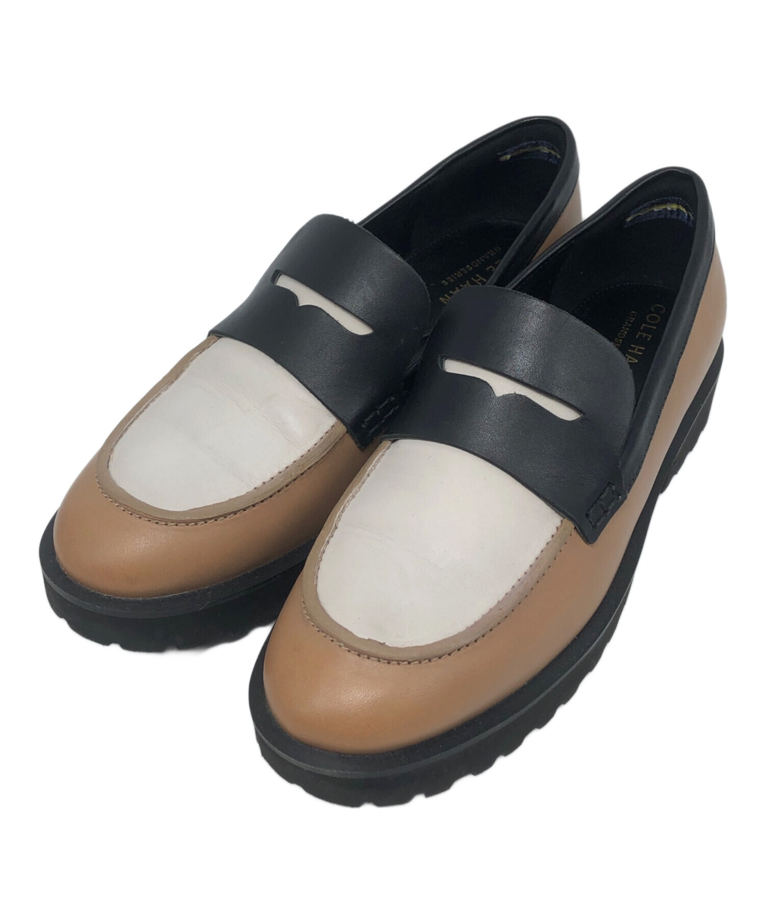 中古・古着通販】COLE HAAN (コールハーン) ローファー ベージュ 