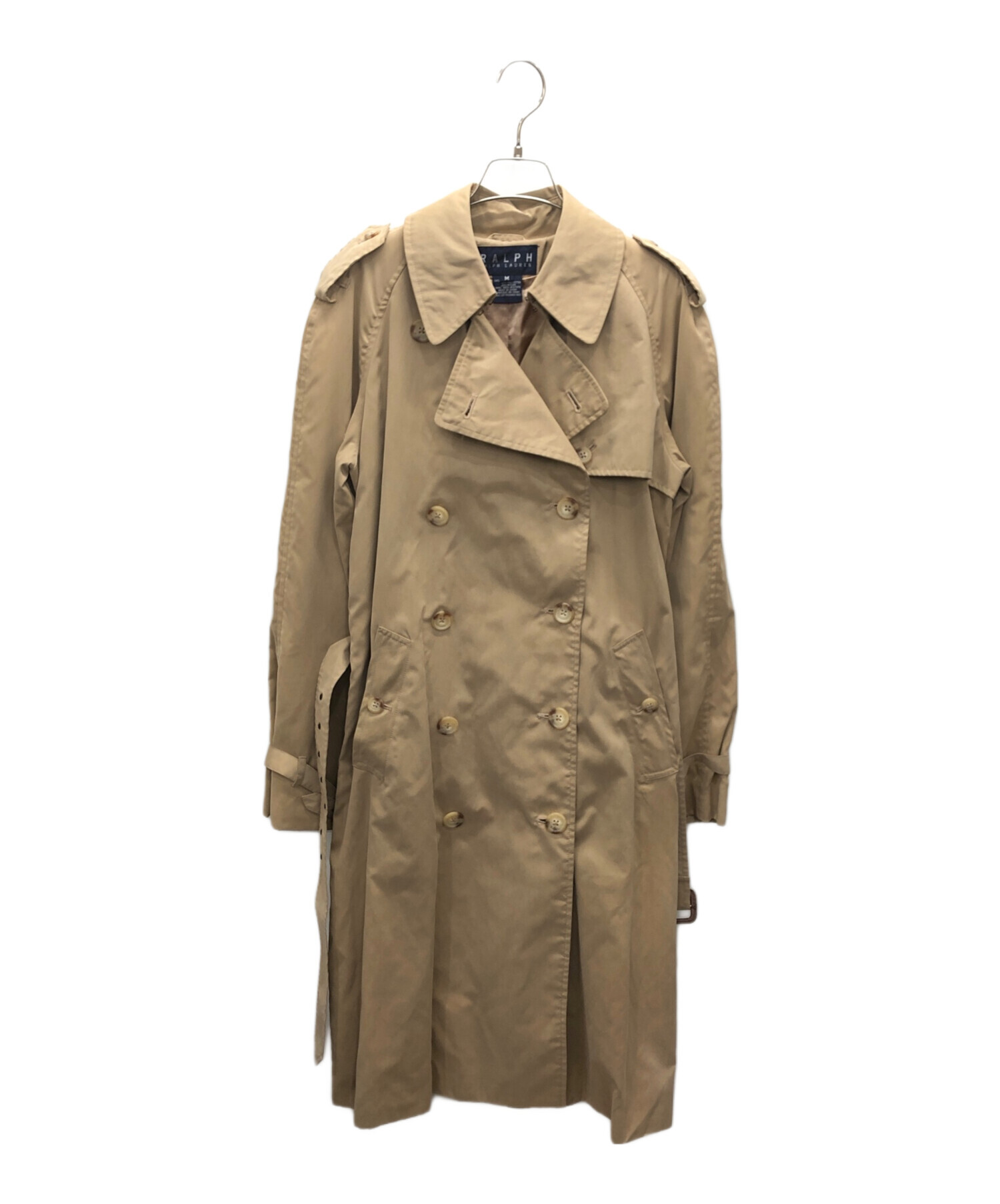 ラルフローレン　トレンチコート　ベージュ　古着　M相当 中古・古着通販】RALPH LAUREN (ラルフローレン) トレンチコート