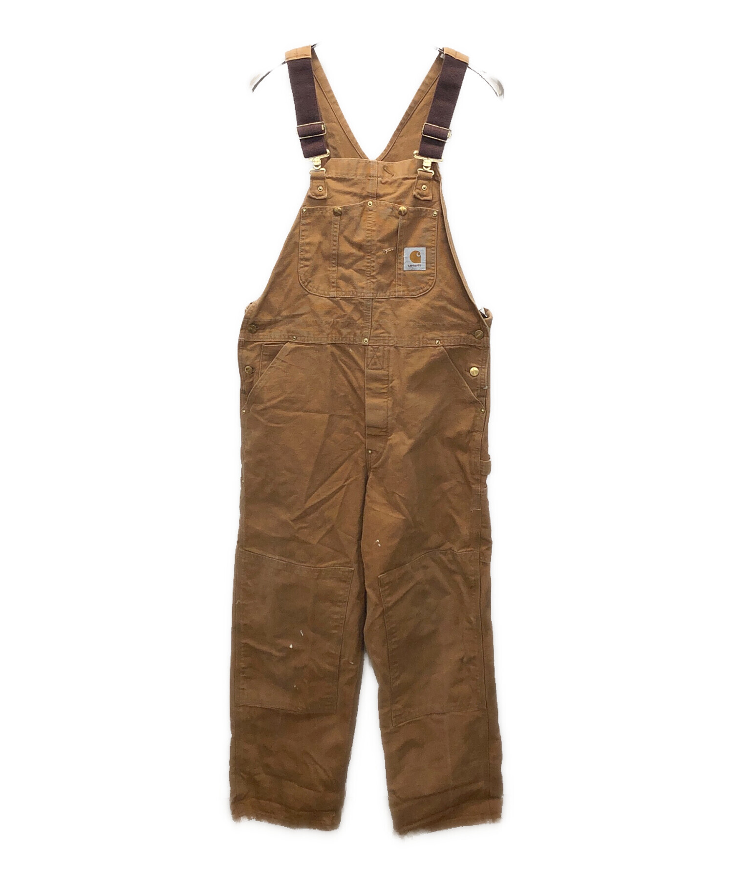 Carhartt ベージュ　オーバーオール 中古・古着通販】CarHartt (カーハート) オーバーオール