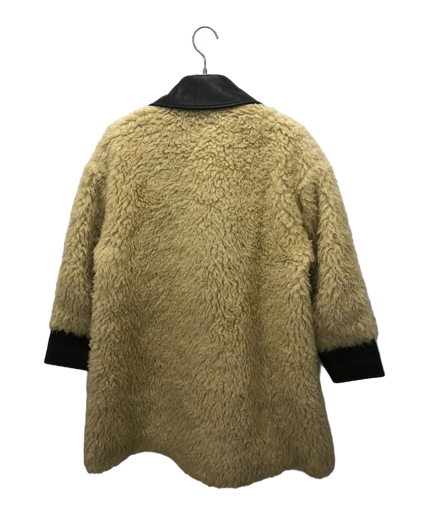 マルジェラ　ファー、レザーコート MM6 - MM6 ファーコート マルジェラの通販 by 18's shop｜エムエム