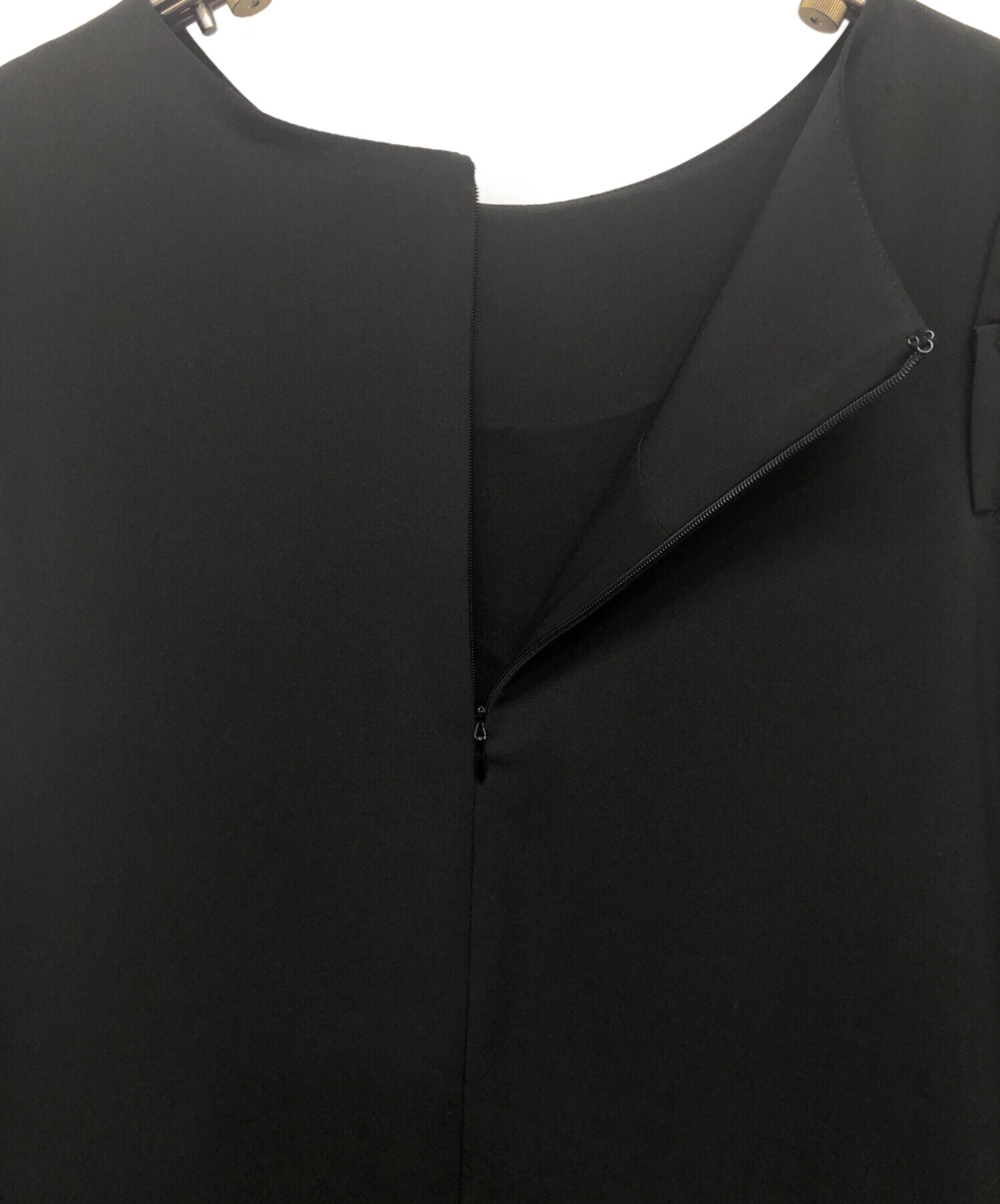 中古・古着通販】trefle (トレフル) ブラウスワンピース ブラック