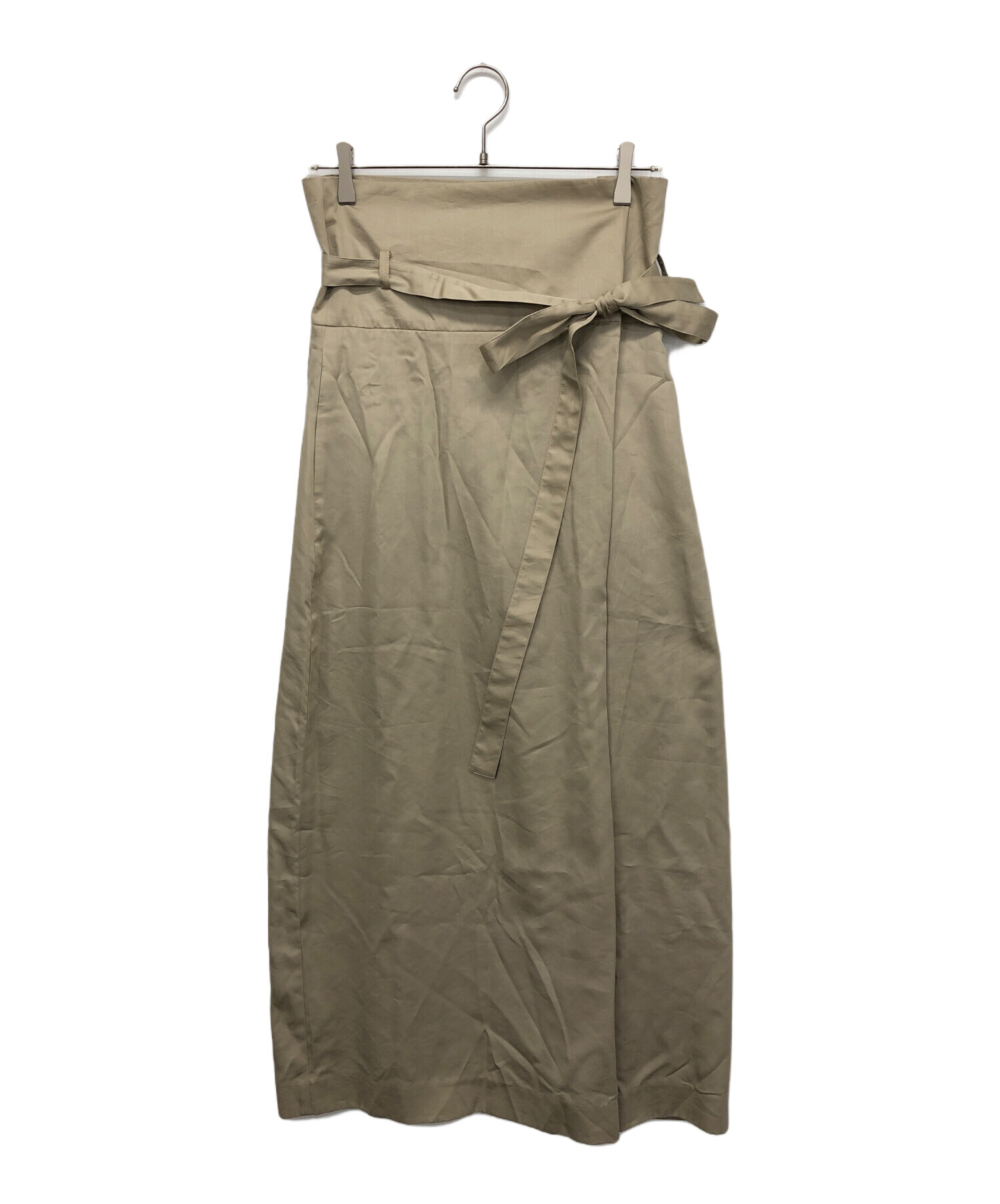 中古・古着通販】ebure (エブール) ロングスカート ベージュ 中古・古着通販】ebure (エブール) ロングスカート ベージュ