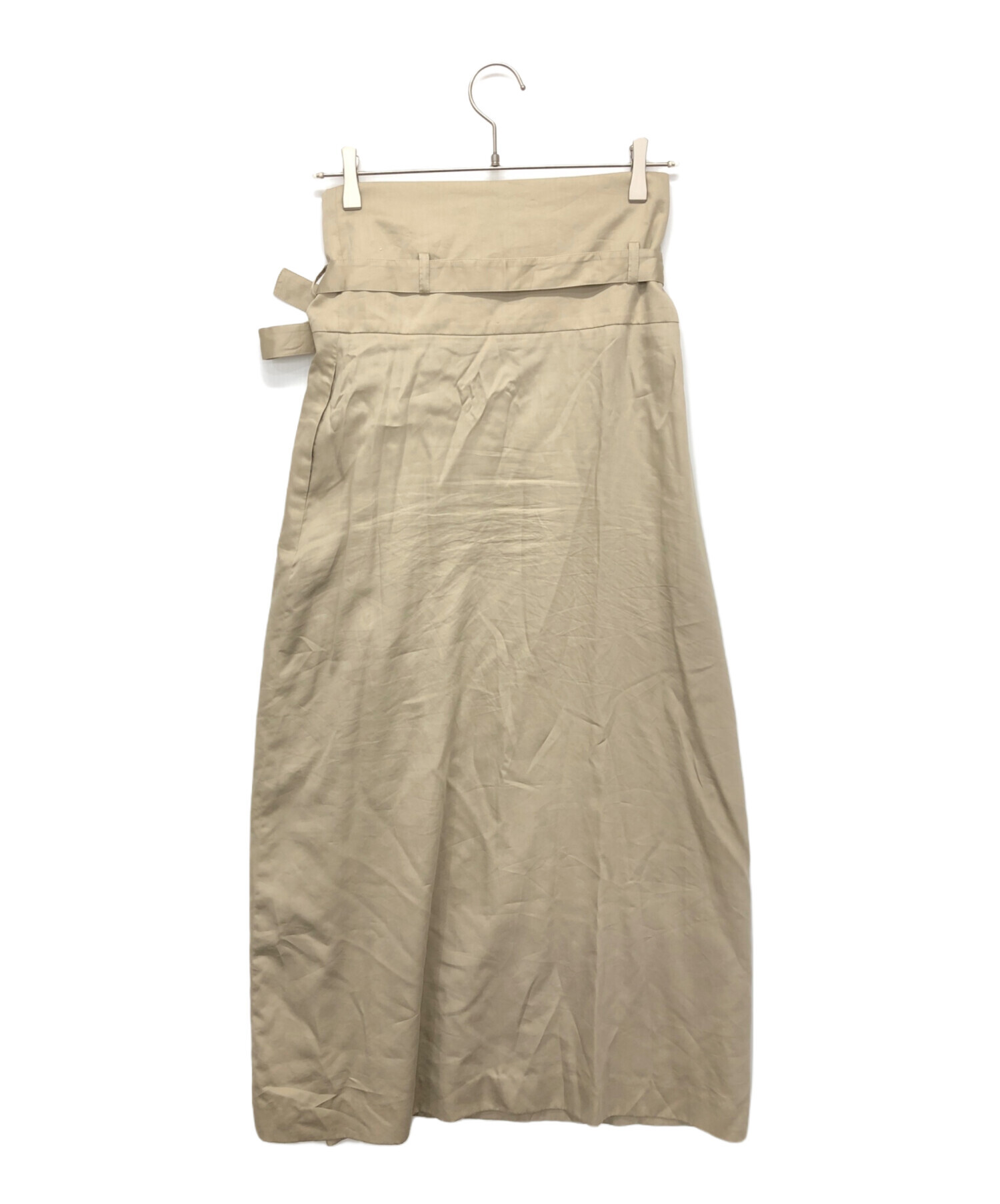 中古・古着通販】ebure (エブール) ロングスカート ベージュ サイズ:38