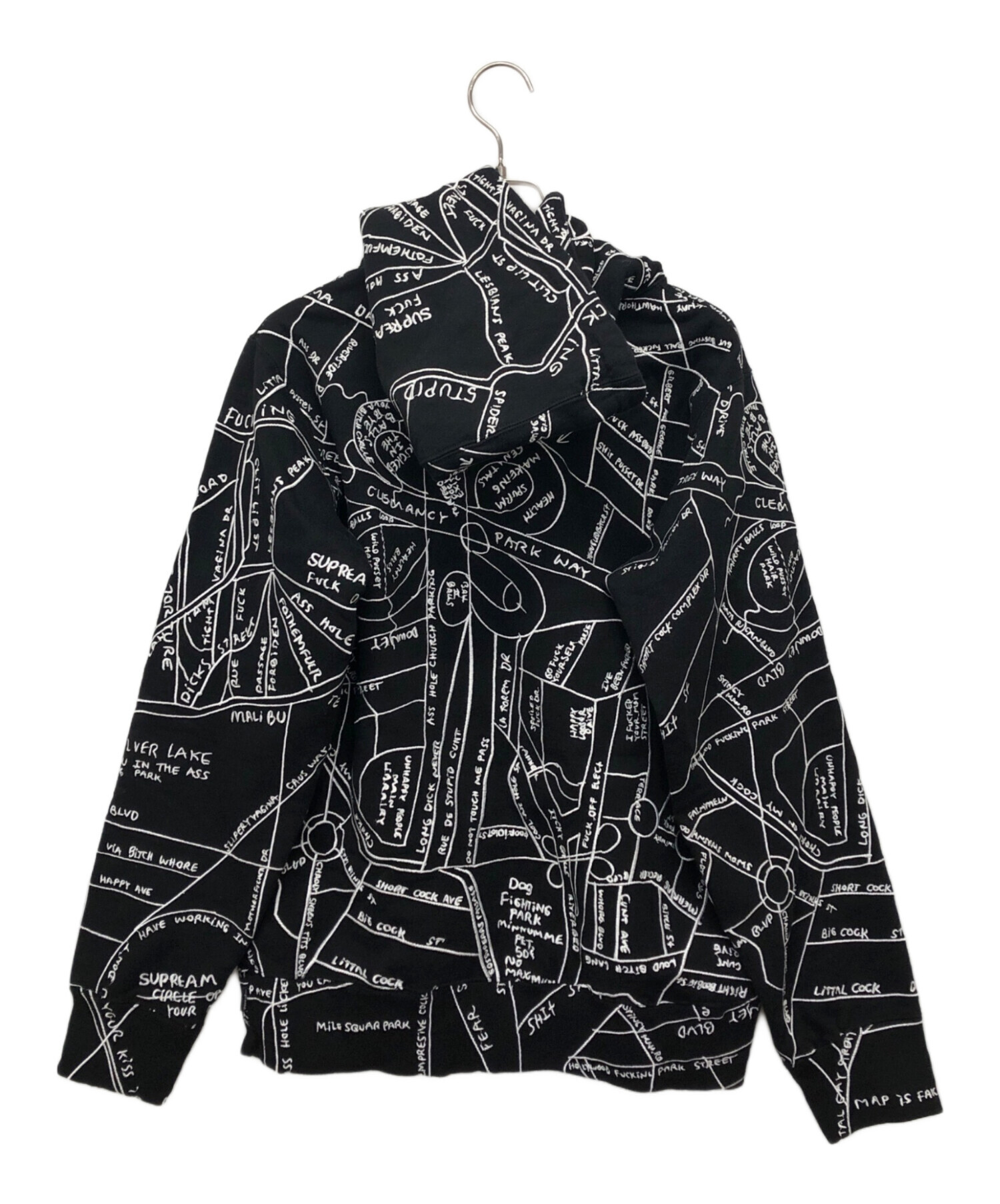 中古・古着通販】SUPREME (シュプリーム) Gonz EmbroideredMap Hooded 