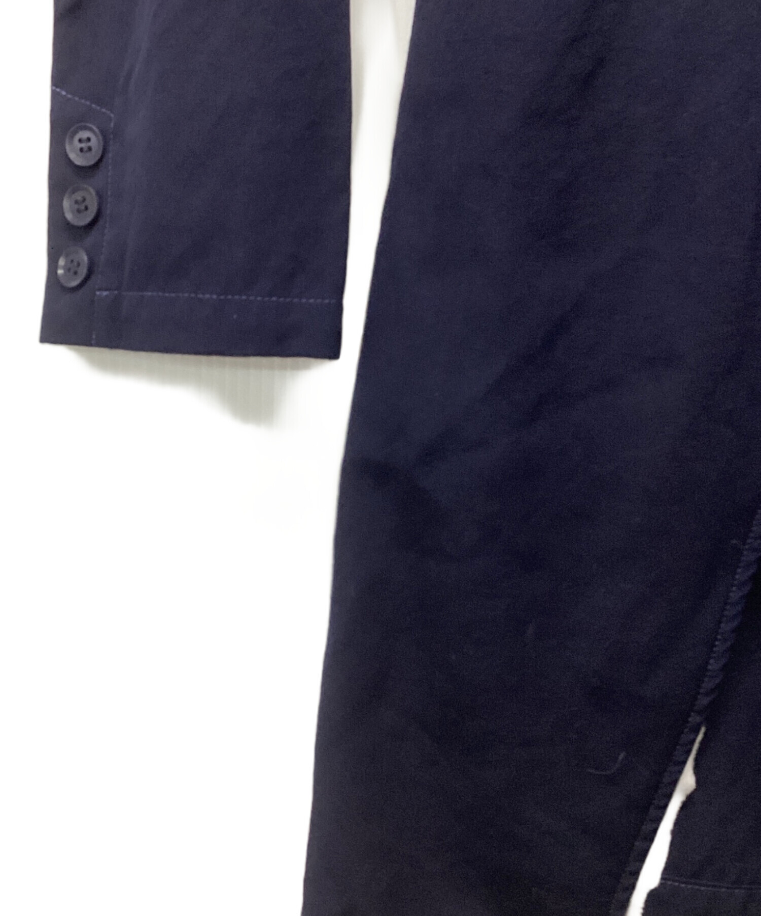 ワイズ　テーラードジャケット　Y's 変形　ポケット　奇抜カラー　青 Y's - ワイズ テーラードジャケット Y's 変形 ポケット 奇抜カラー 青