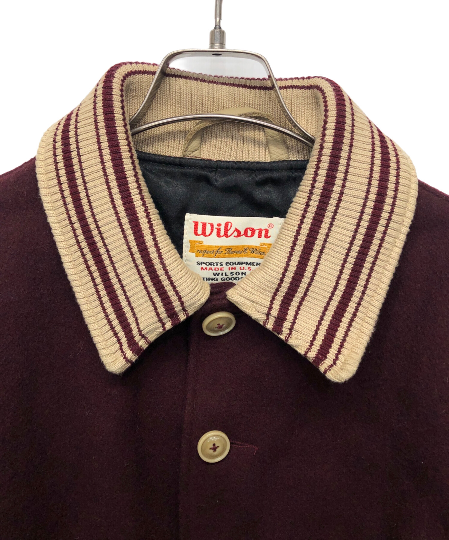 中古・古着通販】Wilson (ウィルソン) 復刻アワードジャケット