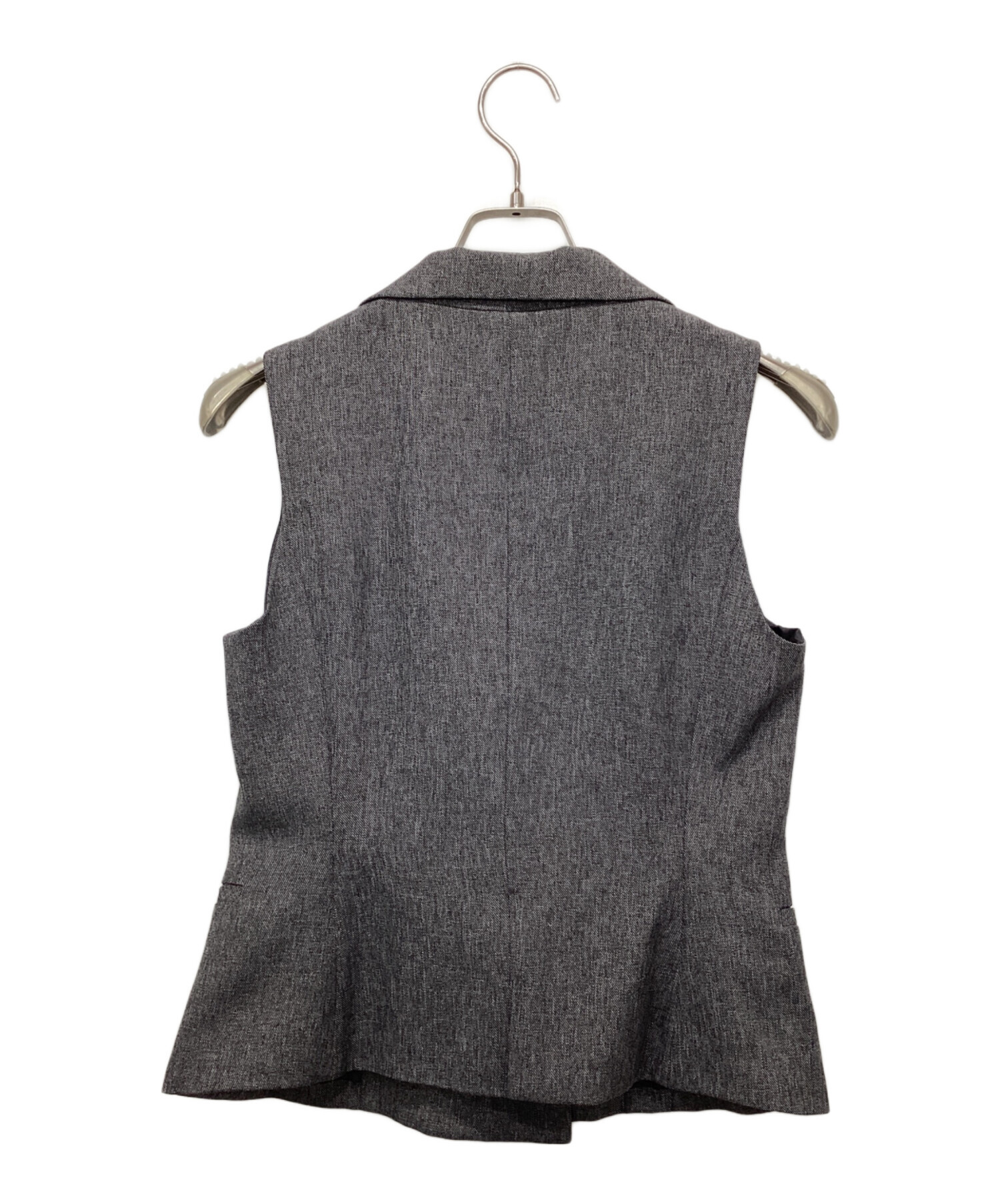 中古・古着通販】Snidel (スナイデル) スタンダードジレ グレー サイズ