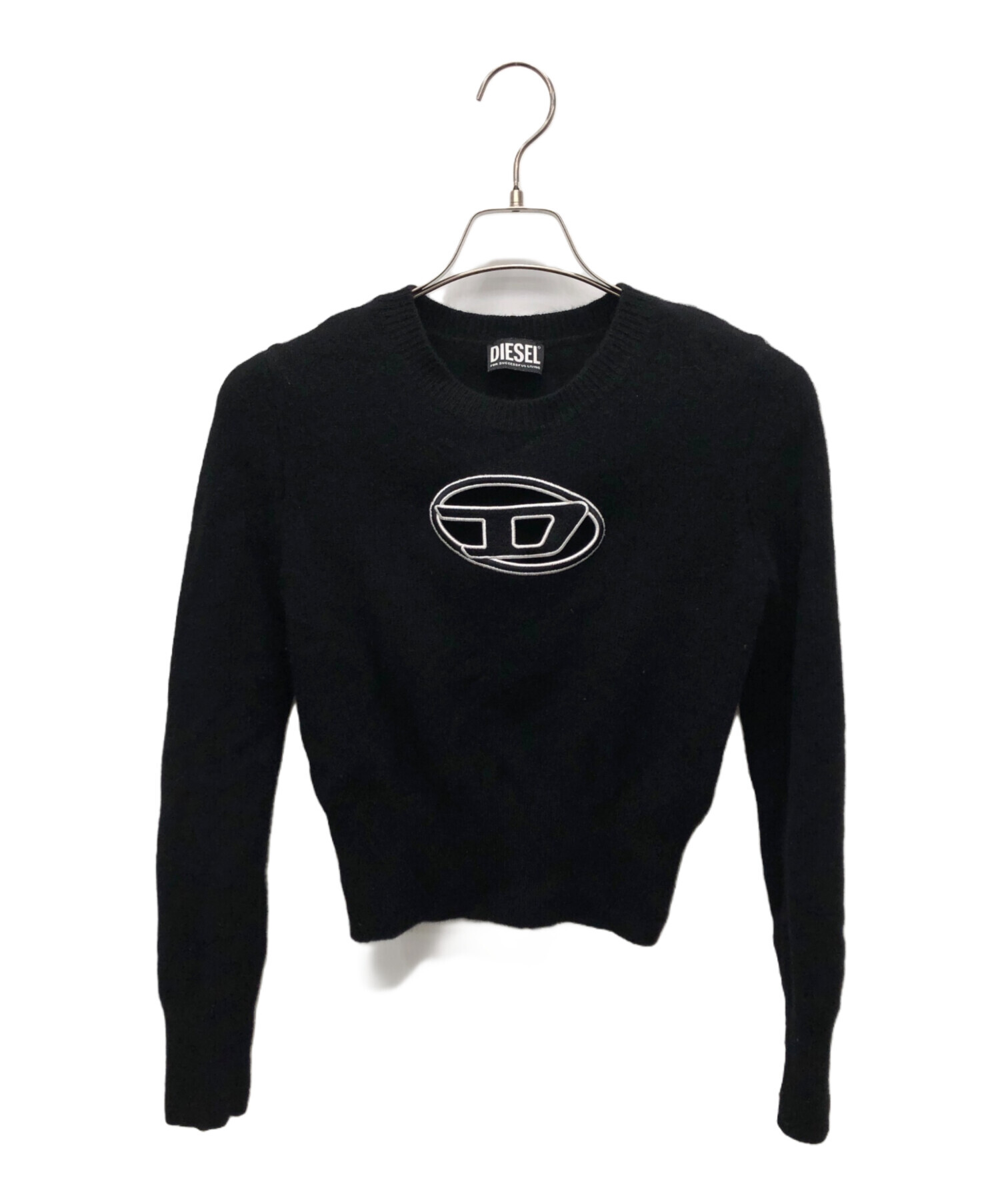 中古・古着通販】DIESEL (ディーゼル) カットアウトDロゴニット  