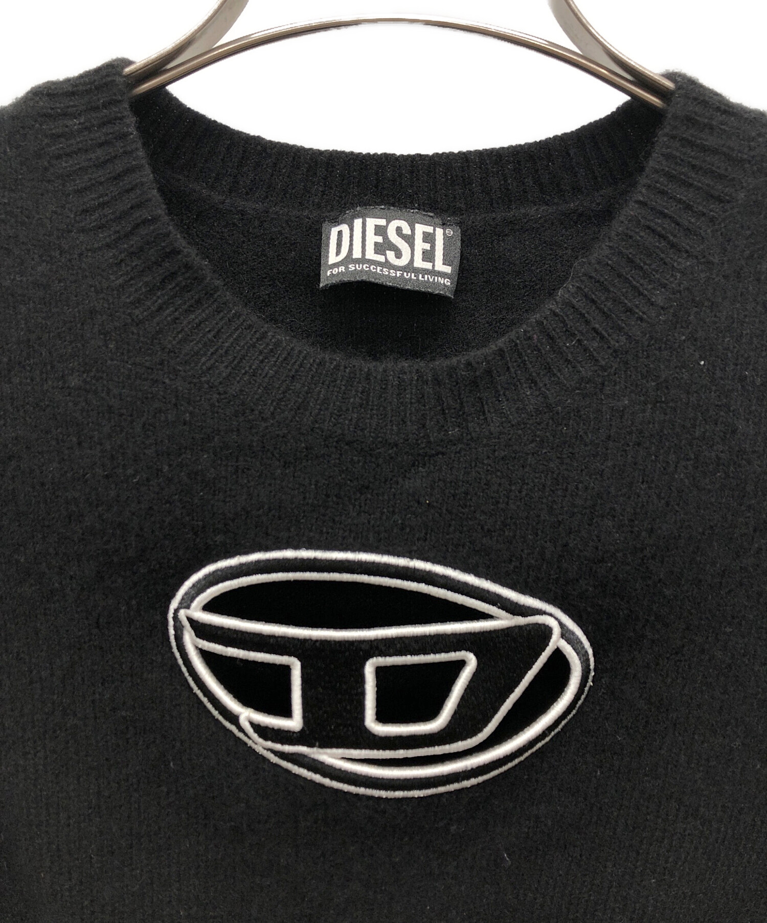 中古・古着通販】DIESEL (ディーゼル) カットアウトDロゴニット 