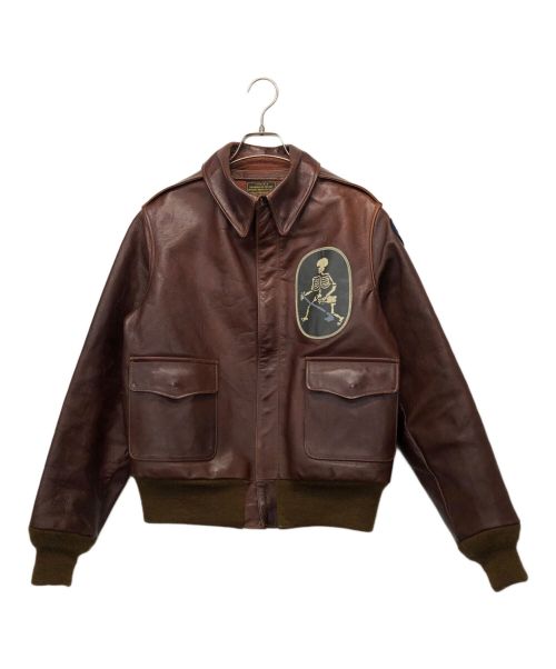 BUZZ RICKSON A-2 レザージャケット ブラウン 36 中古・古着通販】Buzz Rickson's (バズリクソンズ) A-2レザー