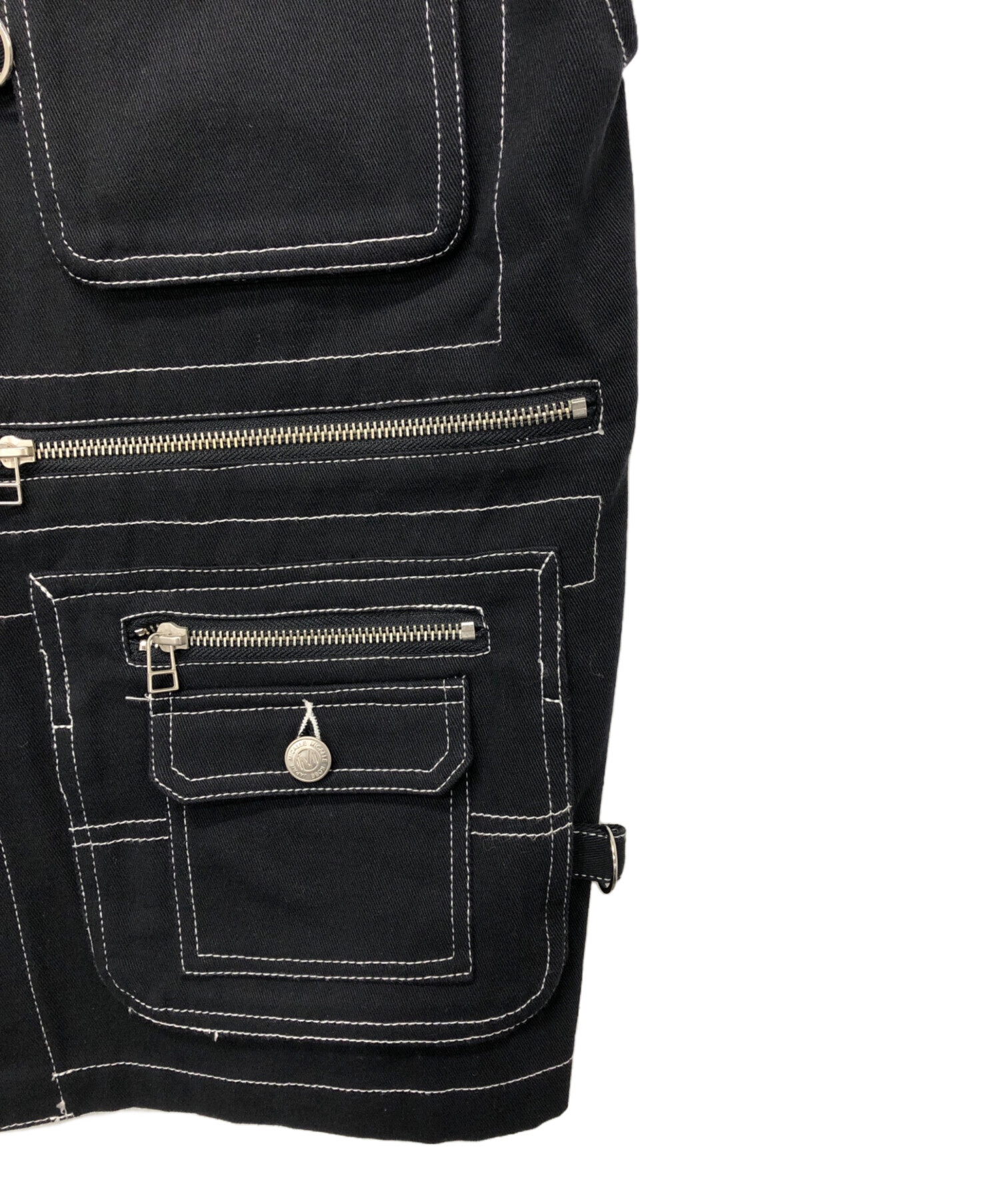 MICALLE MICALLE◇ベスト/FREE/ポリエステル/WHT MICALLE MICALLE