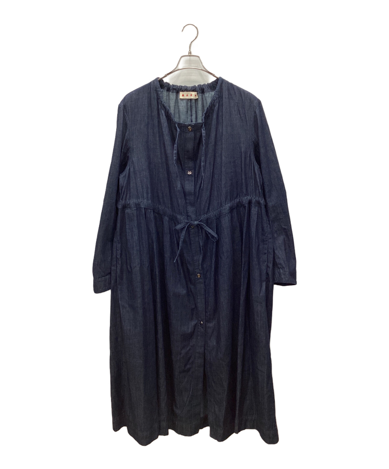中古・古着通販】MARNI (マルニ) ドローストリングデニムワンピース