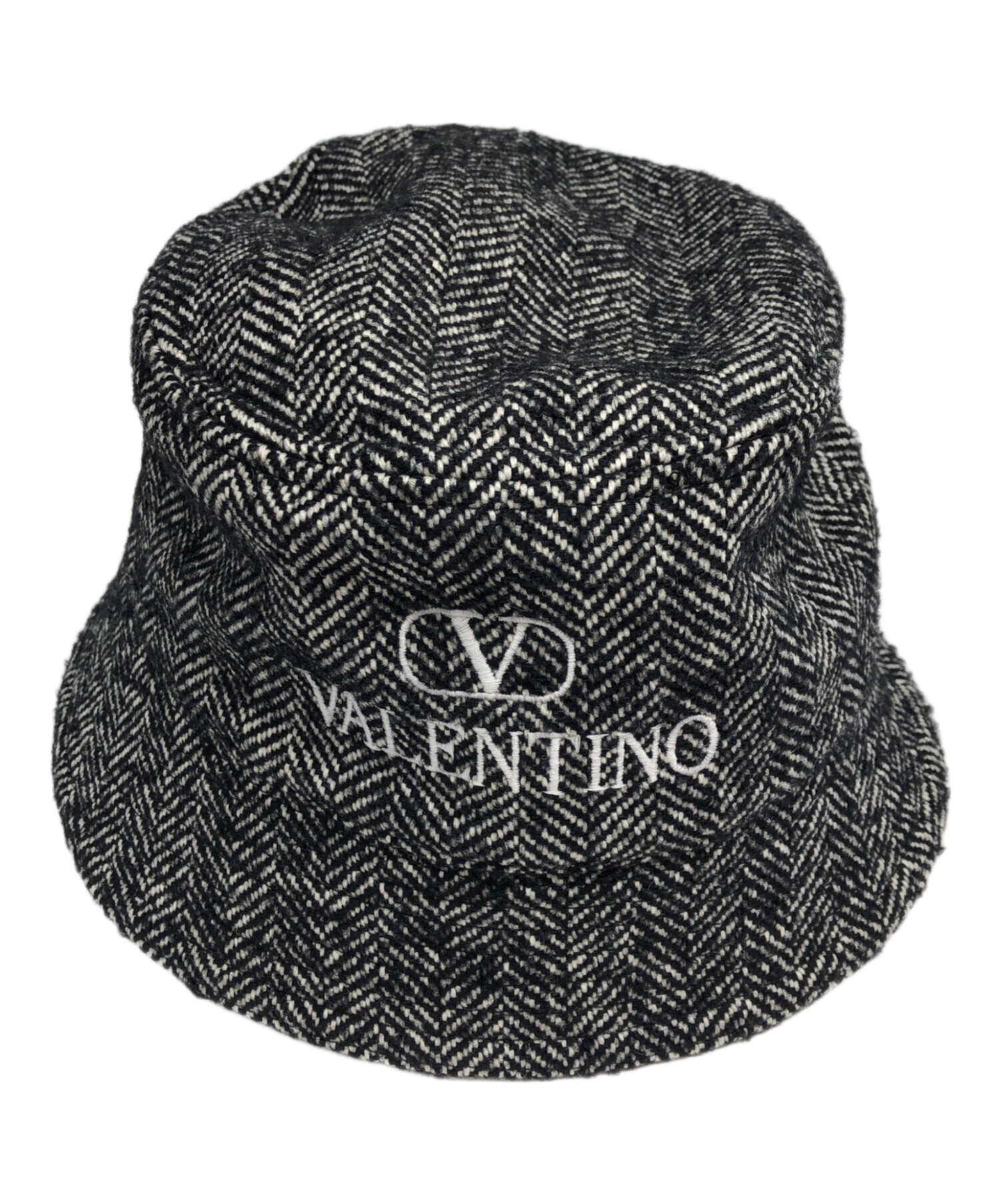 ヴァレンティノガラヴァーニバケットハット VALENTINO GARAVANI バケットハット 60cm ブラック 中古・古着通販