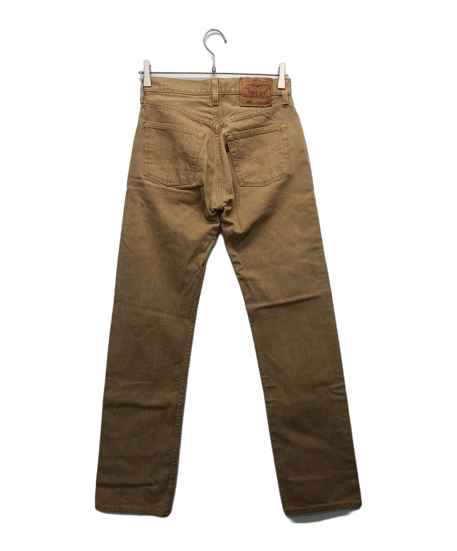 中古・古着通販】LEVI'S (リーバイス) カラーデニム ベージュ サイズ