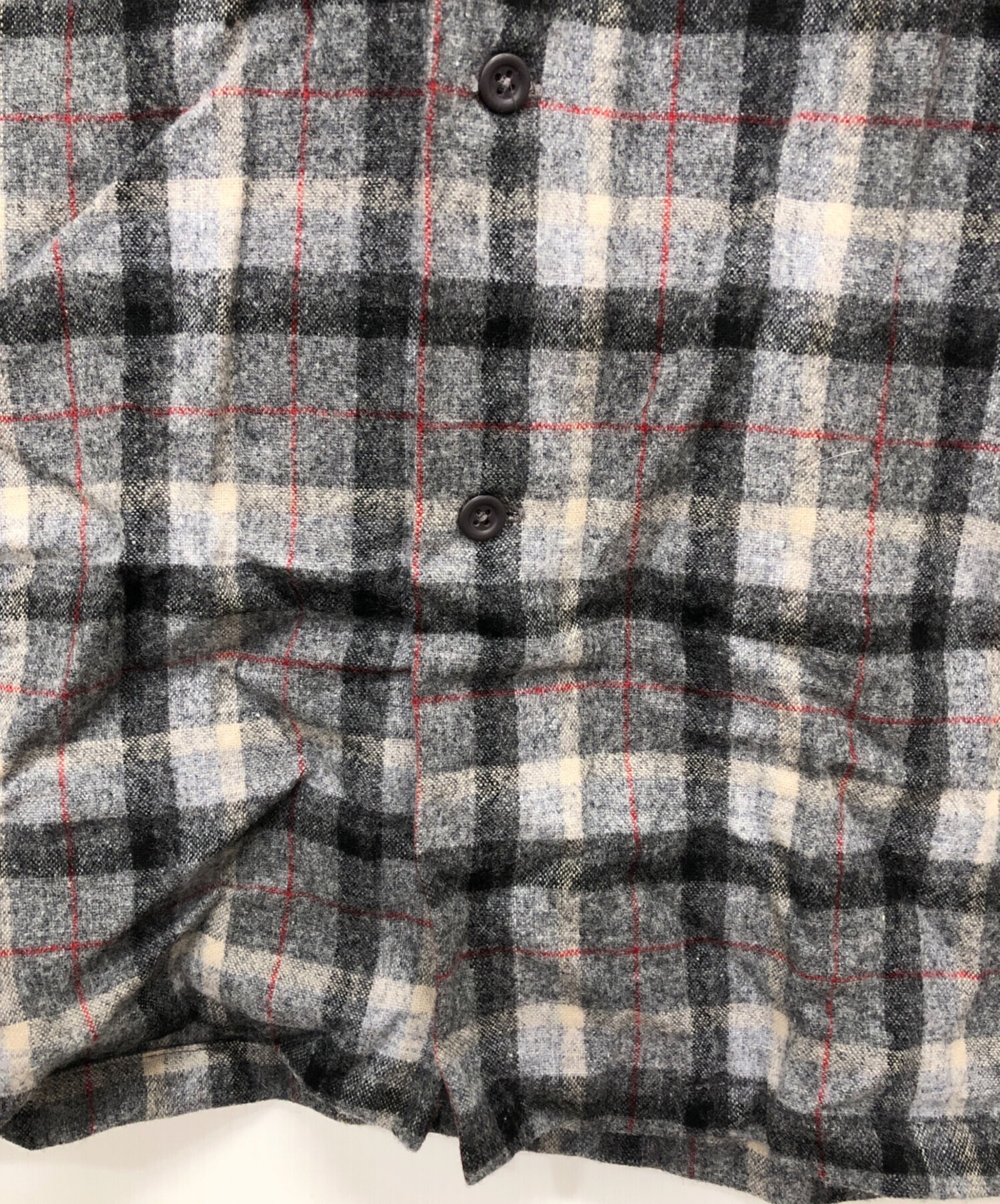 中古・古着通販】PENDLETON (ペンドルトン) 開襟ボックスチェック 