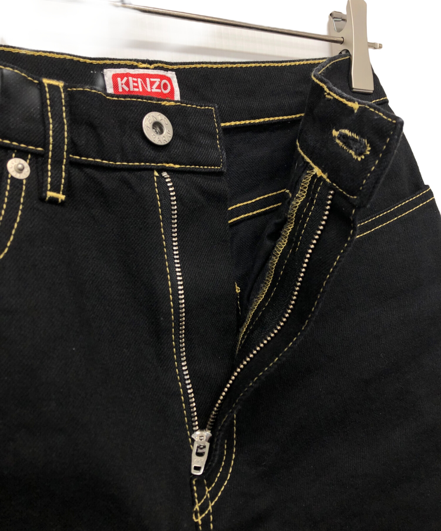 中古・古着通販】KENZO (ケンゾー) デニムパンツ ブラック サイズ:24