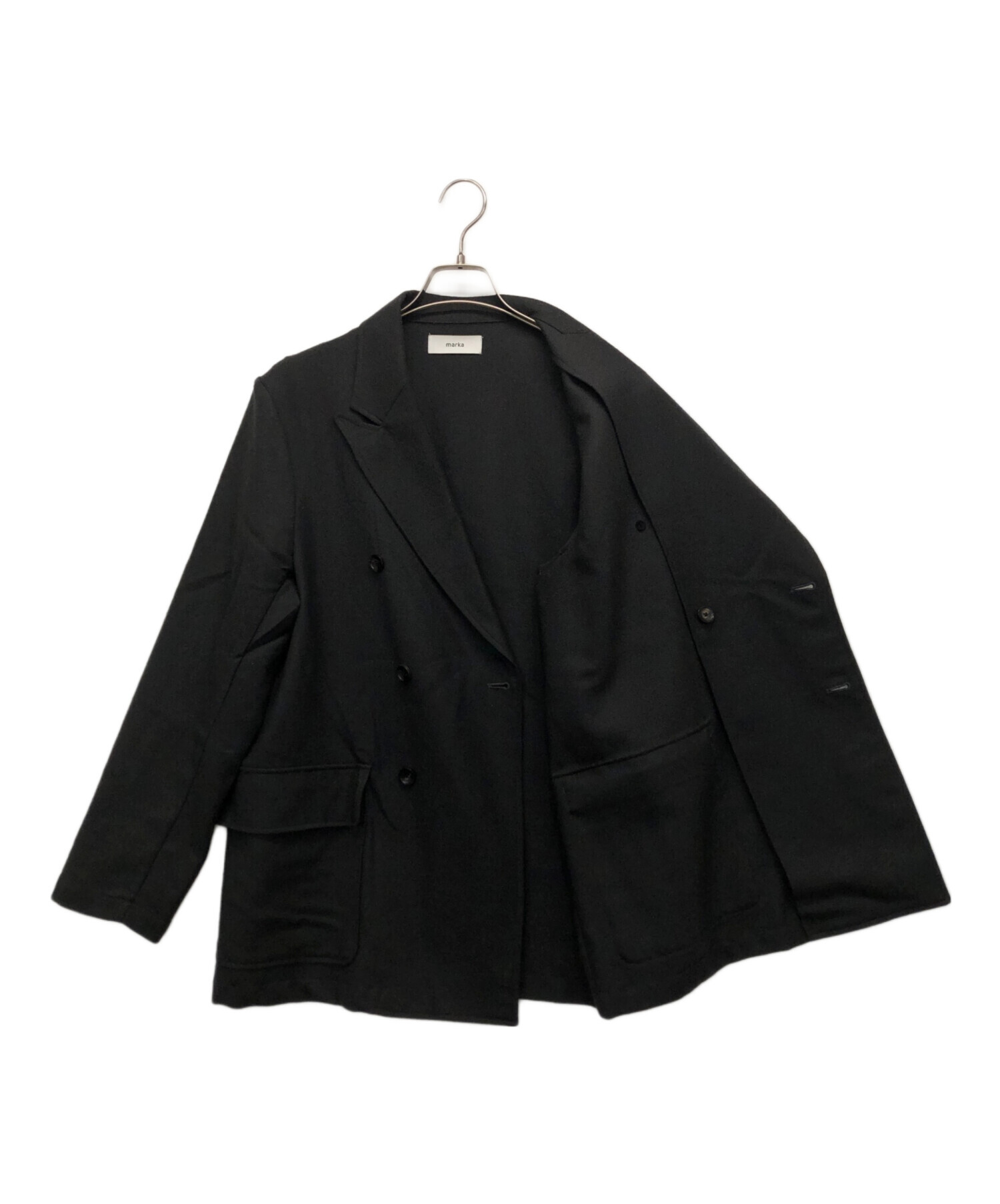 中古・古着通販】MARKA (マーカ) W.B SHIRT JACKET ブラック サイズ:M