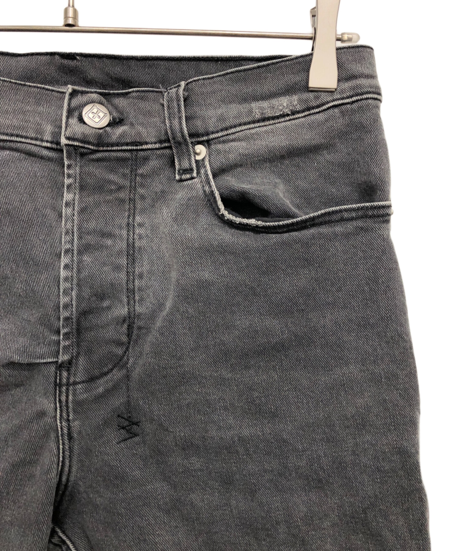 中古・古着通販】Ksubi (スビ) スキニーデニムパンツ ブラック サイズ 