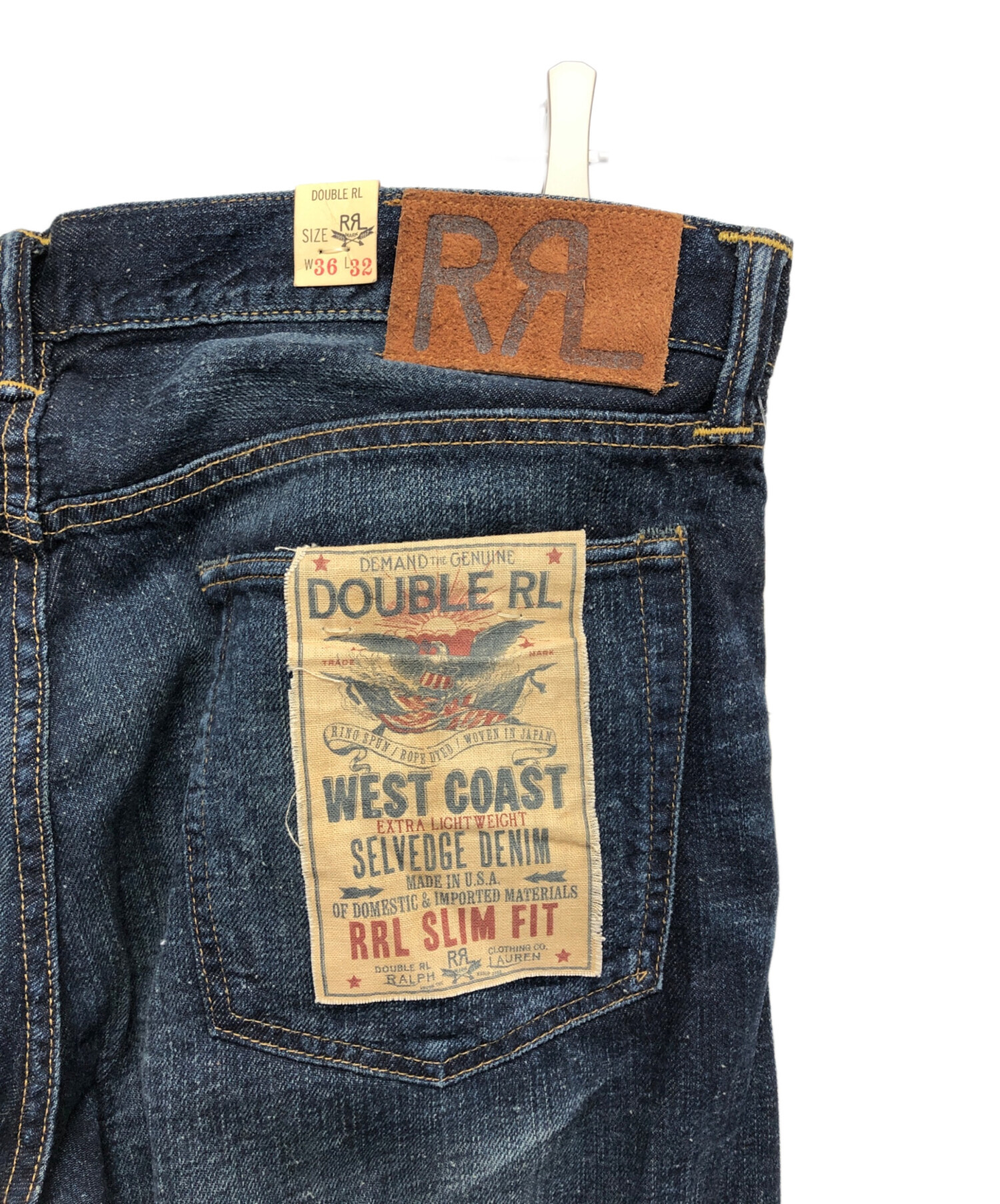 中古・古着通販】RRL (ダブルアールエル) デニムパンツ インディゴ 
