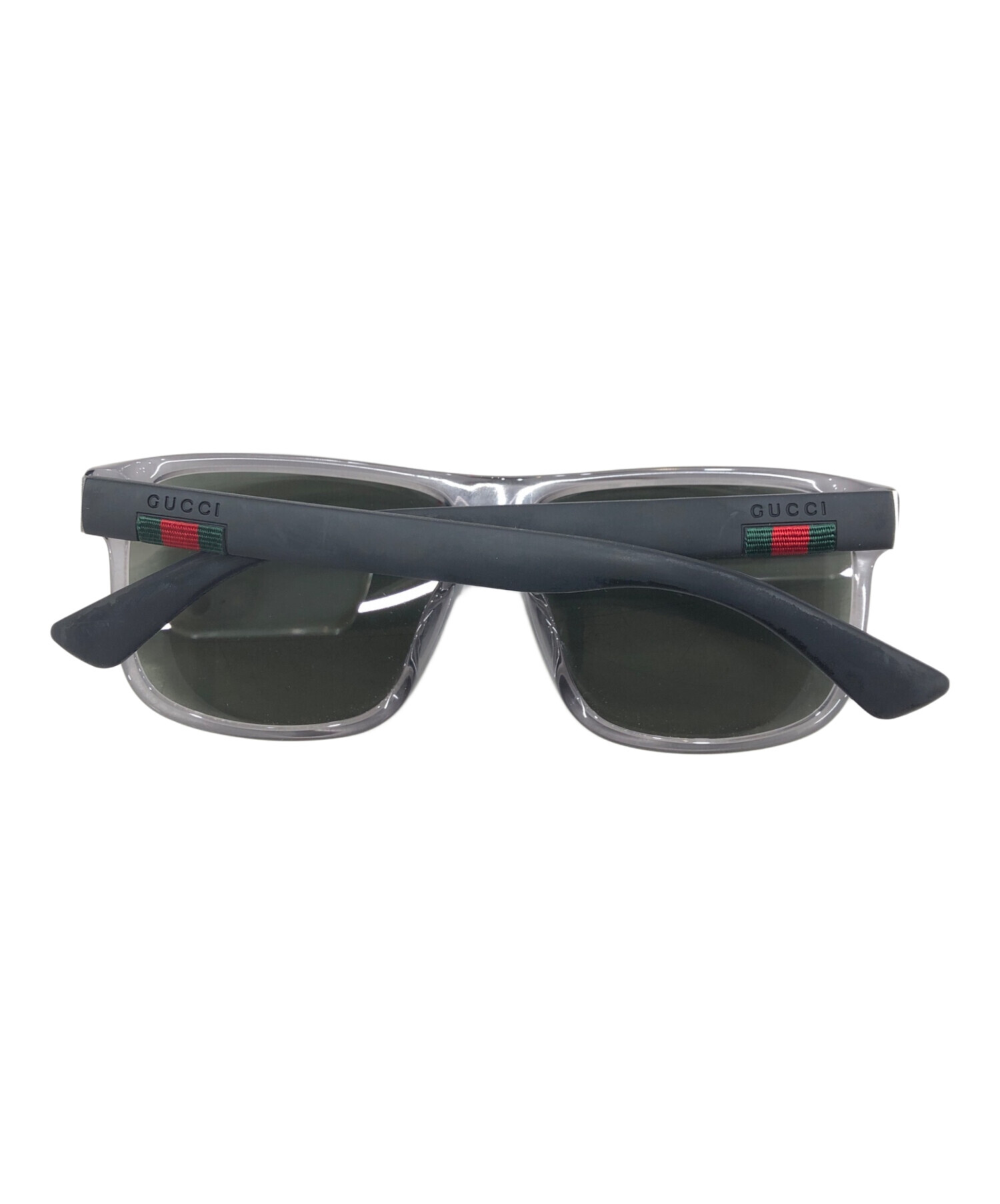 中古・古着通販】GUCCI (グッチ) トリコロールスクエアサングラス 