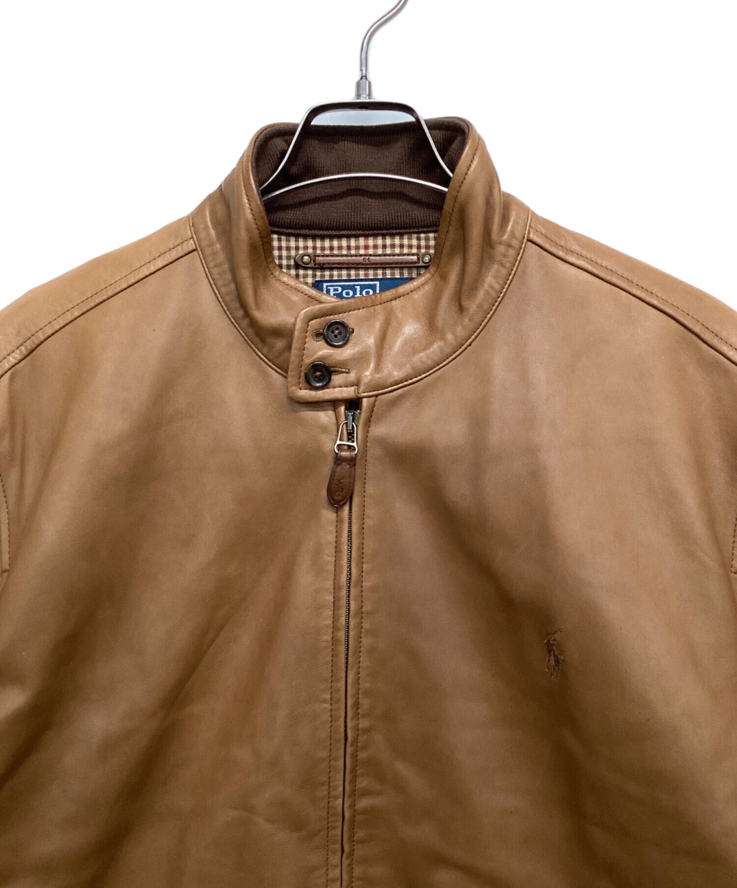 中古・古着通販】POLO RALPH LAUREN (ポロ・ラルフローレン) レザー 