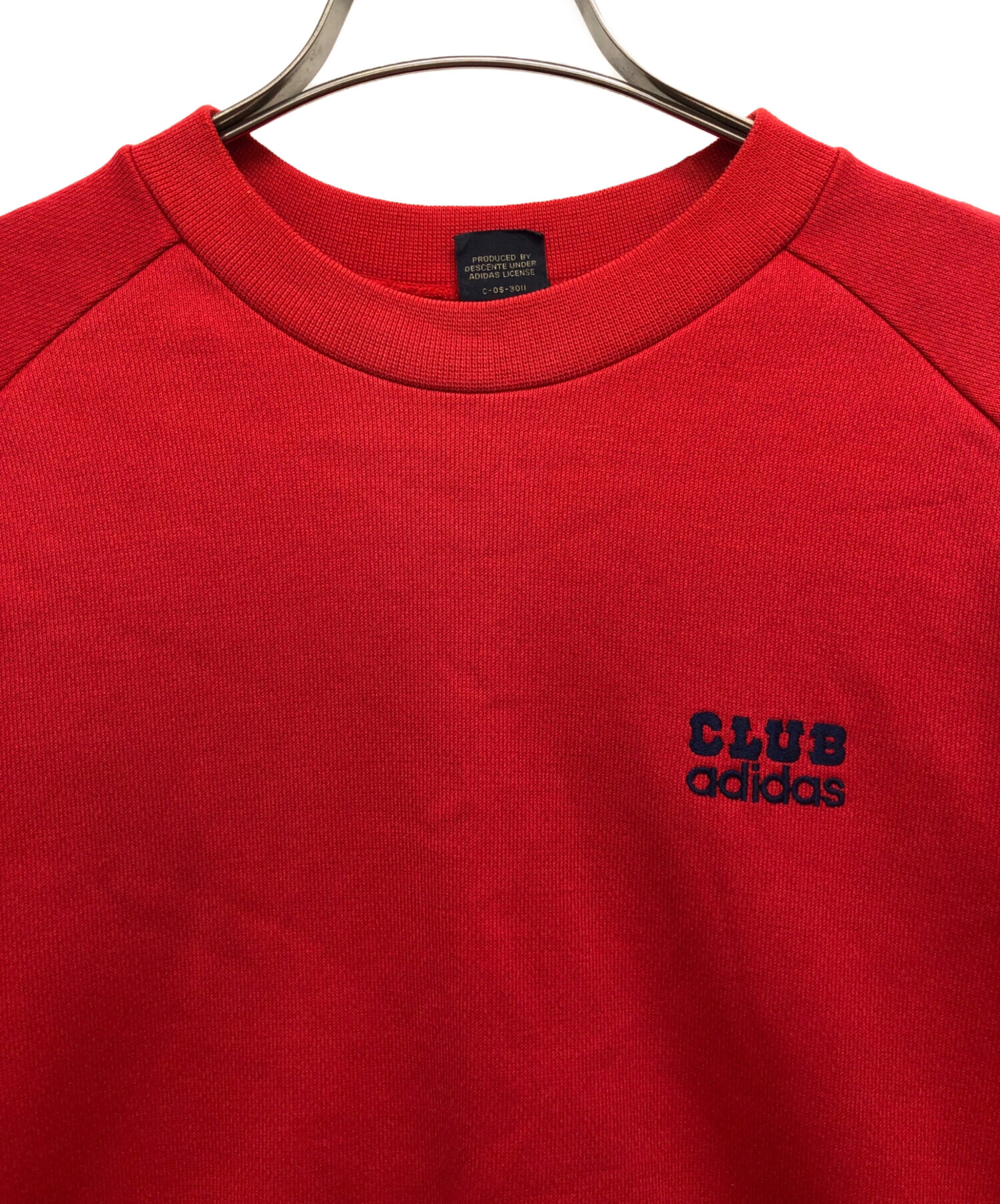 中古・古着通販】CLUB adidas (クラブ アディダス) 80s刺繍ラグラン 