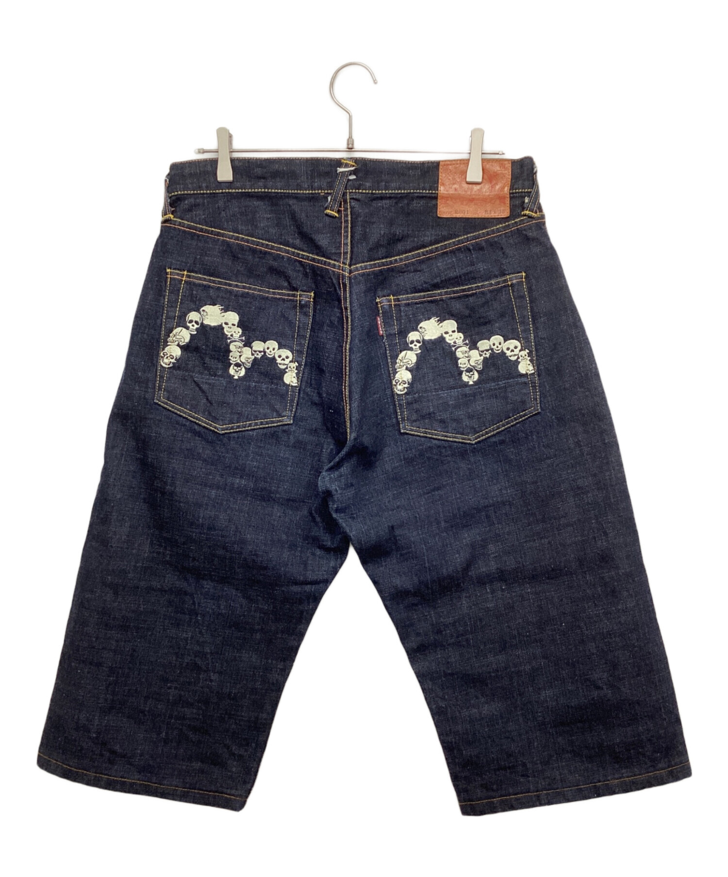 中古・古着通販】EVISU (エビス) スカルカモメ刺繍デニムパンツ 