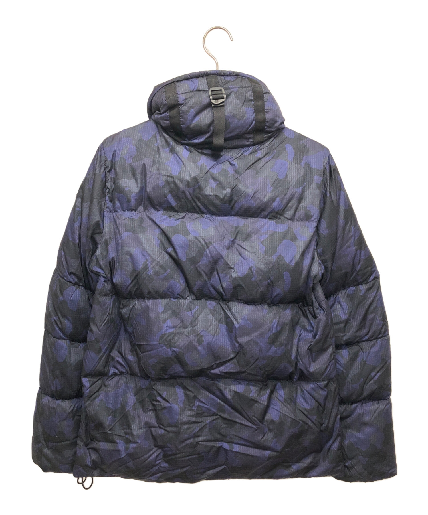 中古・古着通販】DUNO (デュノ) カモフラ柄ダウンジャケット ネイビー