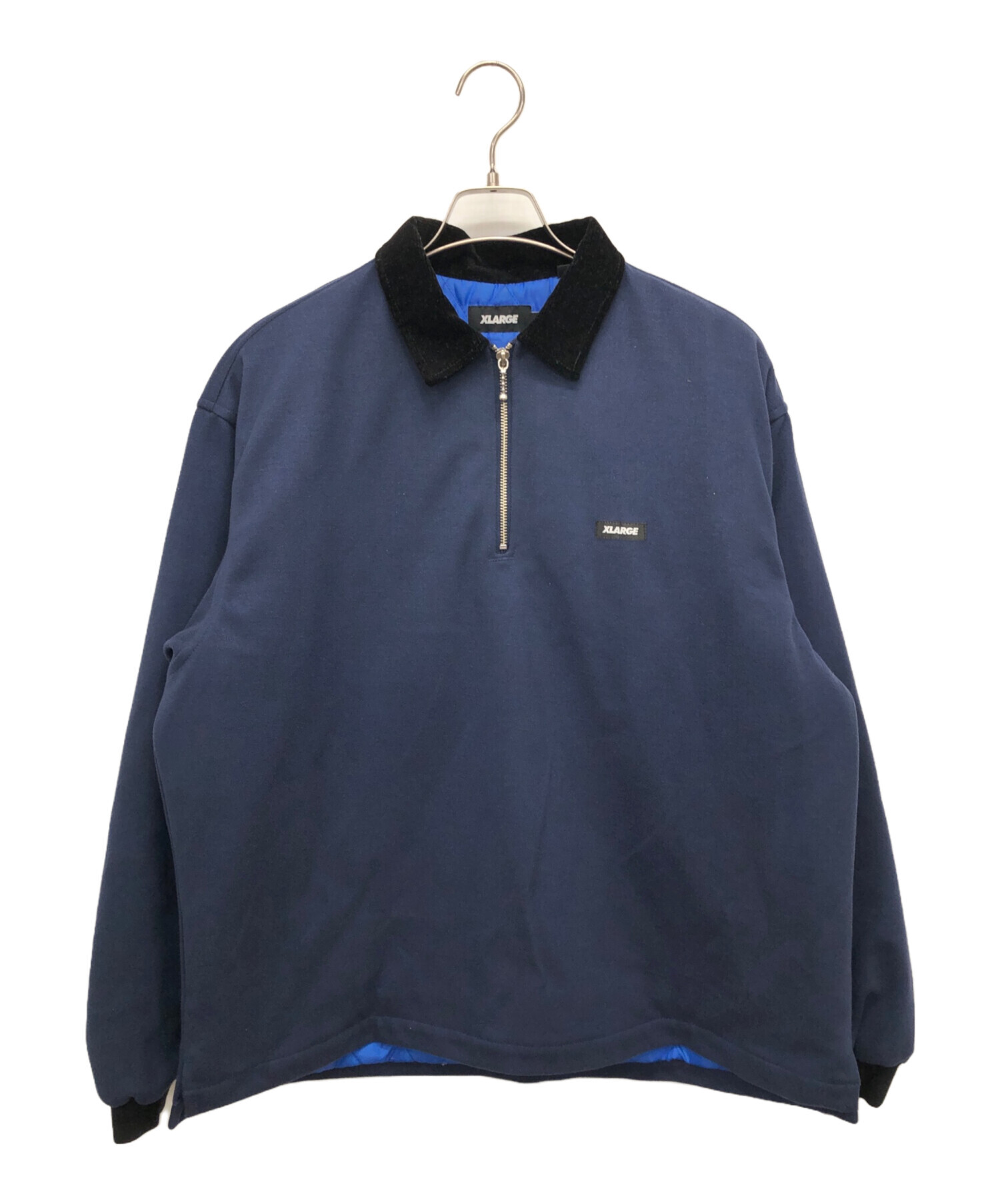 中古・古着通販】X-LARGE (エクストララージ) QUILTED HALF-ZIP SHIRT 