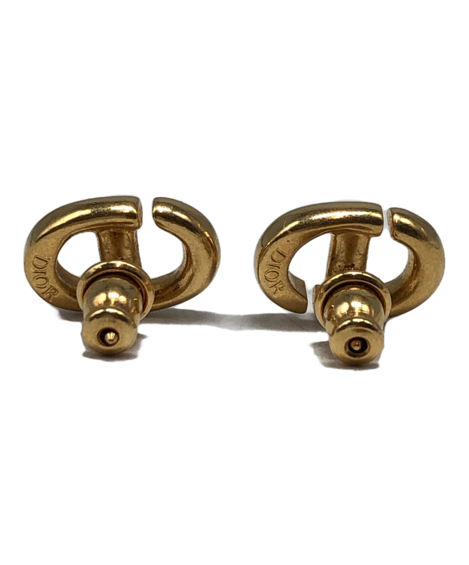 Dior NAVY スタッドピアス ゴールド Dior スタッドピアス ゴールド CD