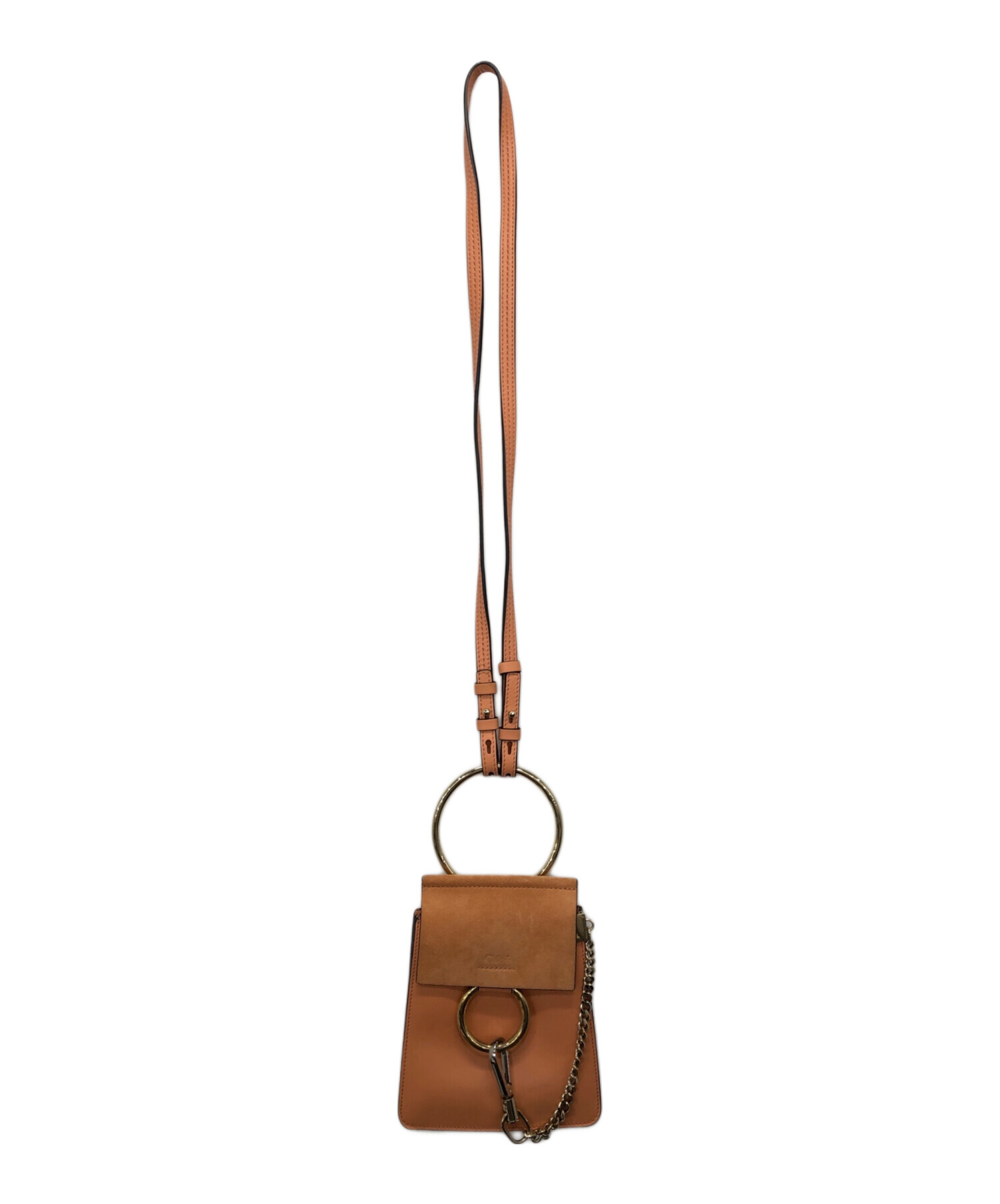 中古・古着通販】Chloe (クロエ) fayeスモールショルダーバッグ ピンク 
