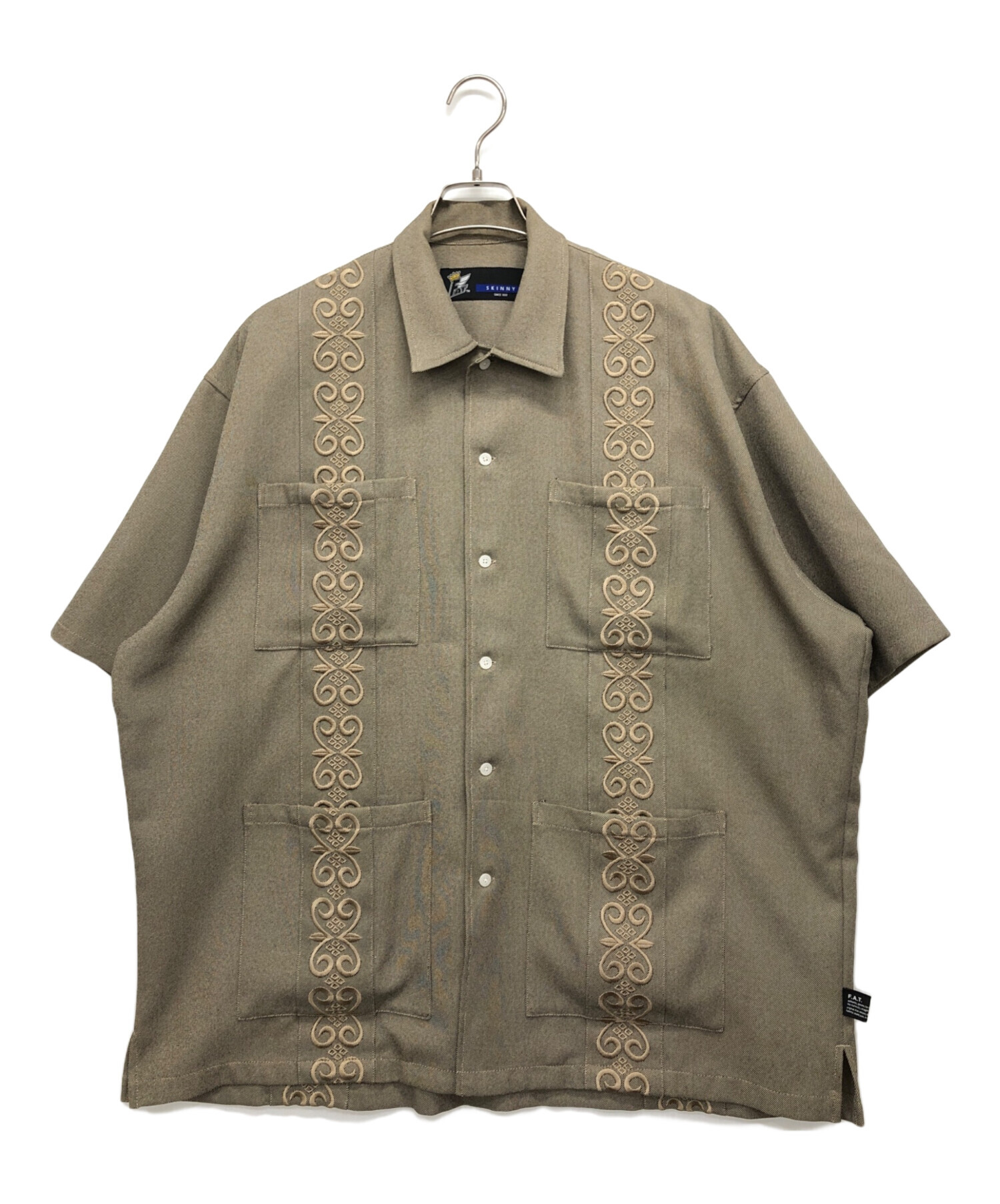 FAT キューバシャツ 注目！】FAT CANSECO キューバシャツ 【美品】