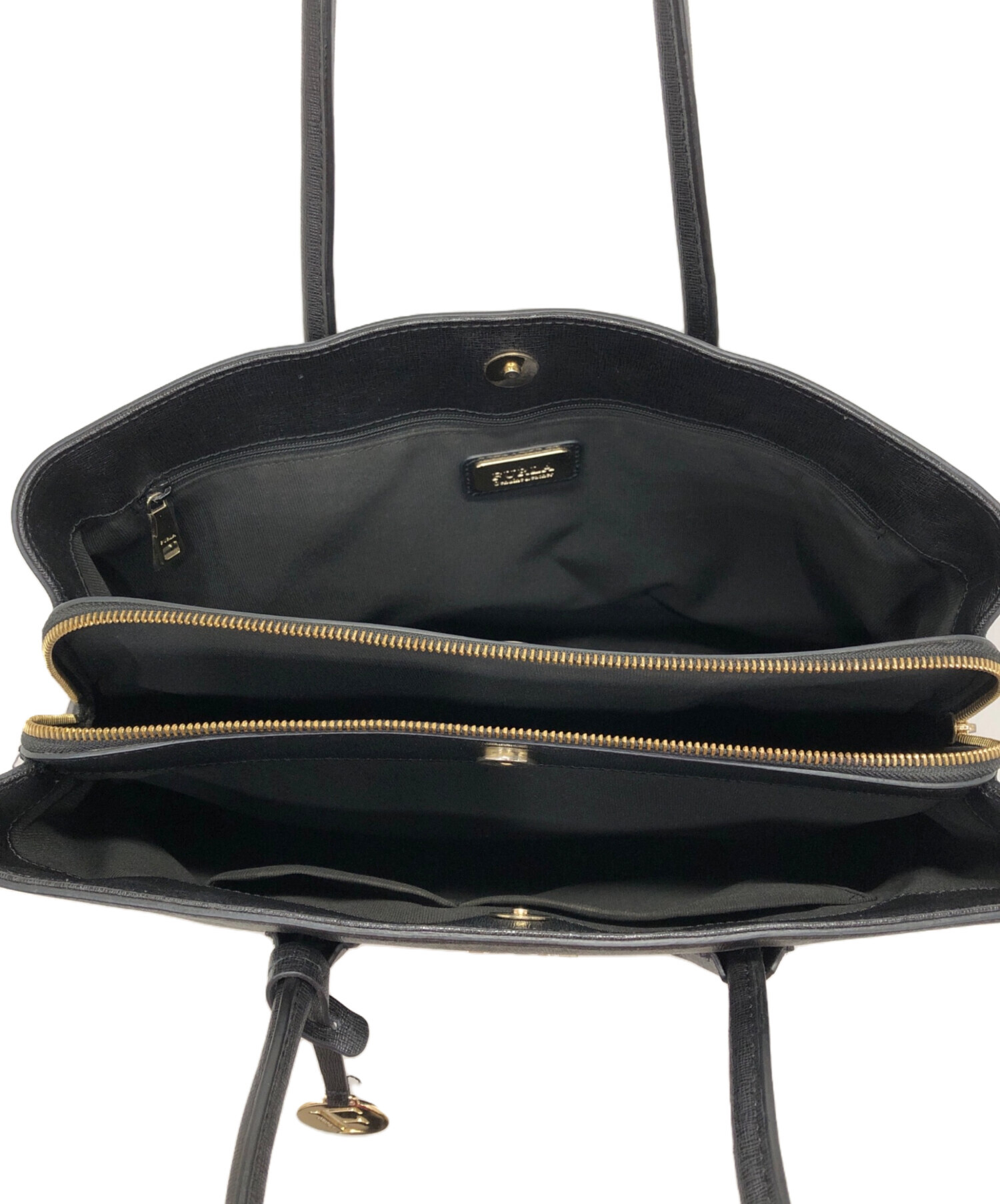 中古・古着通販】FURLA (フルラ) テッサトートバッグ ブラック  