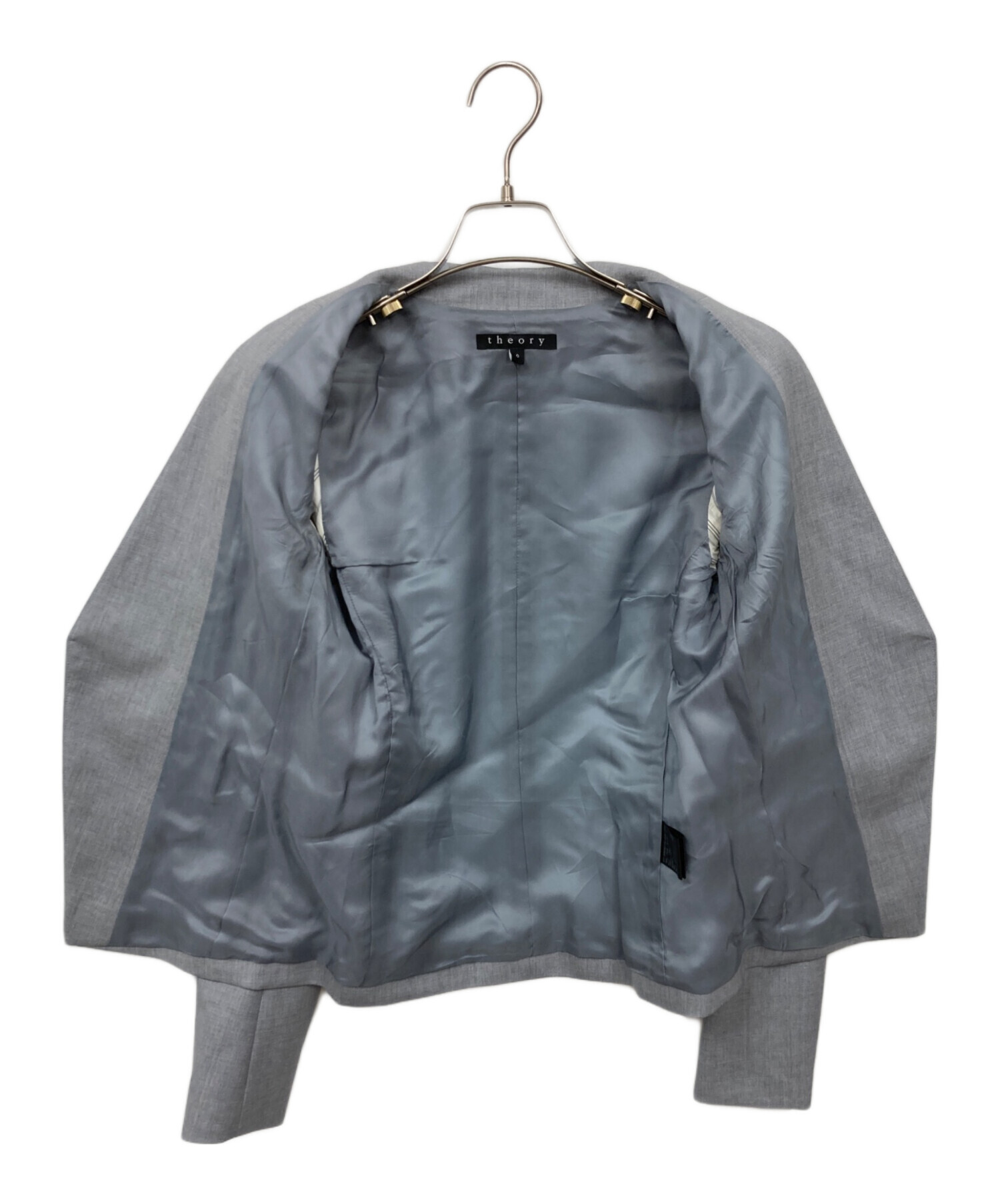 theory セットアップ 中古・古着通販】theory (セオリー) セットアップ グレー｜ブランド