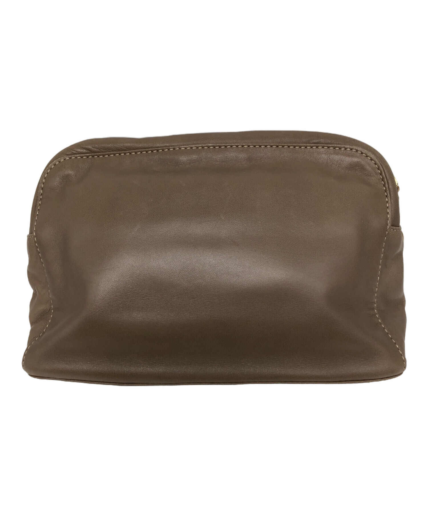 中古・古着通販】CELINE (セリーヌ) サークルロゴポーチ ベージュ 