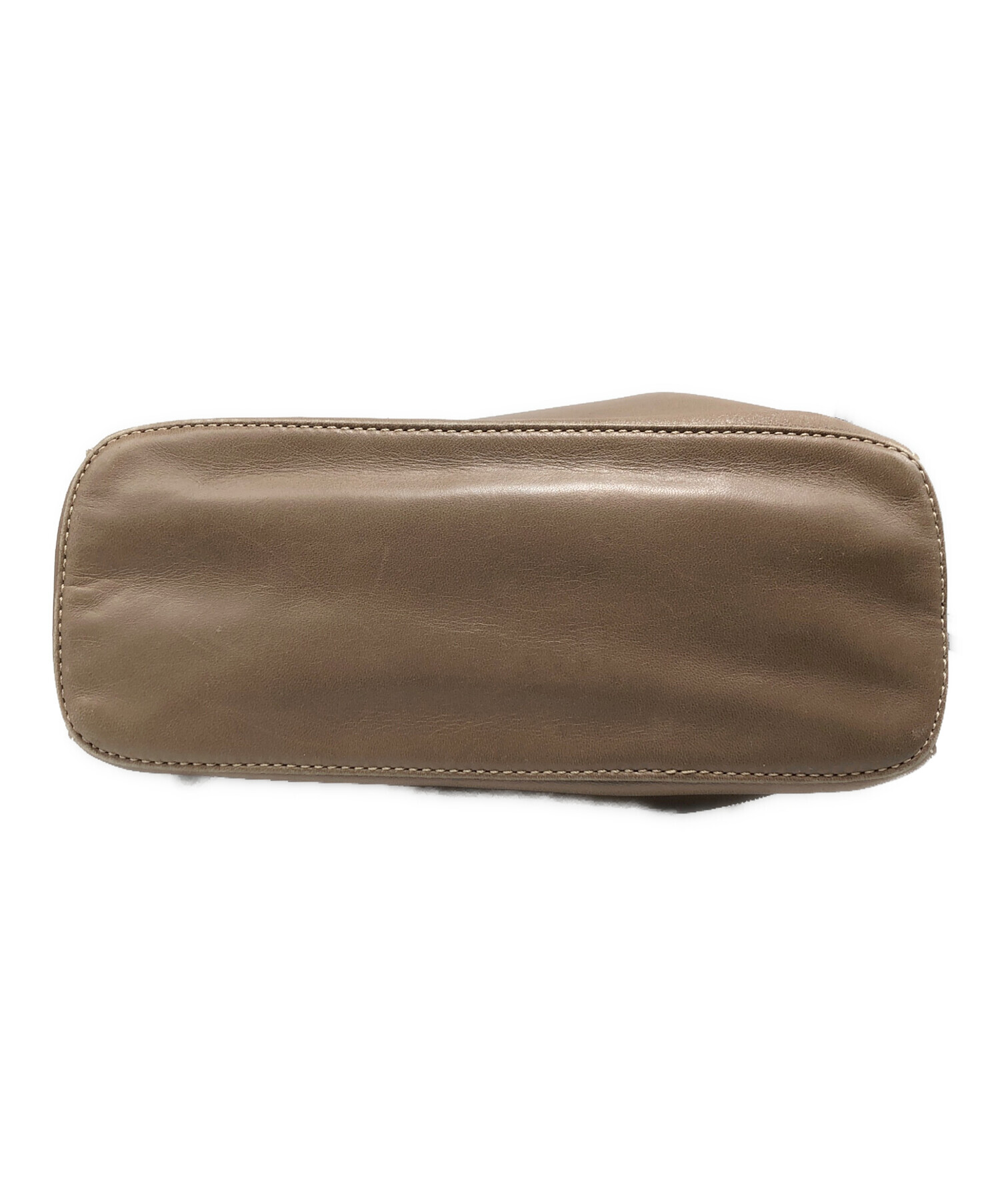 中古・古着通販】CELINE (セリーヌ) サークルロゴポーチ ベージュ 