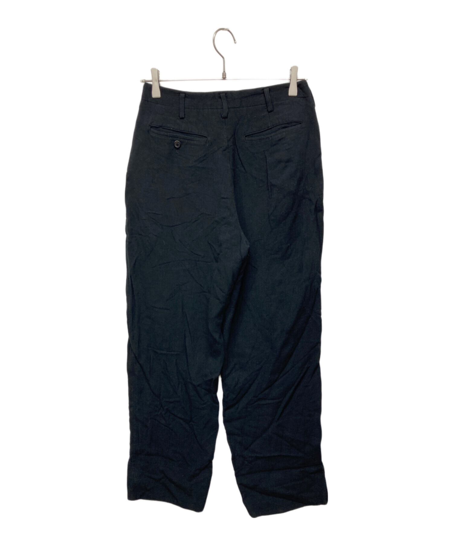 中古・古着通販】Y'S for men (ワイズフォーメン) 二重折りスラックス