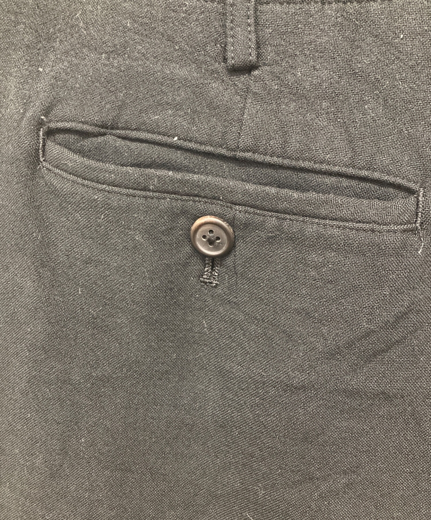 中古・古着通販】Y'S for men (ワイズフォーメン) 二重折りスラックス