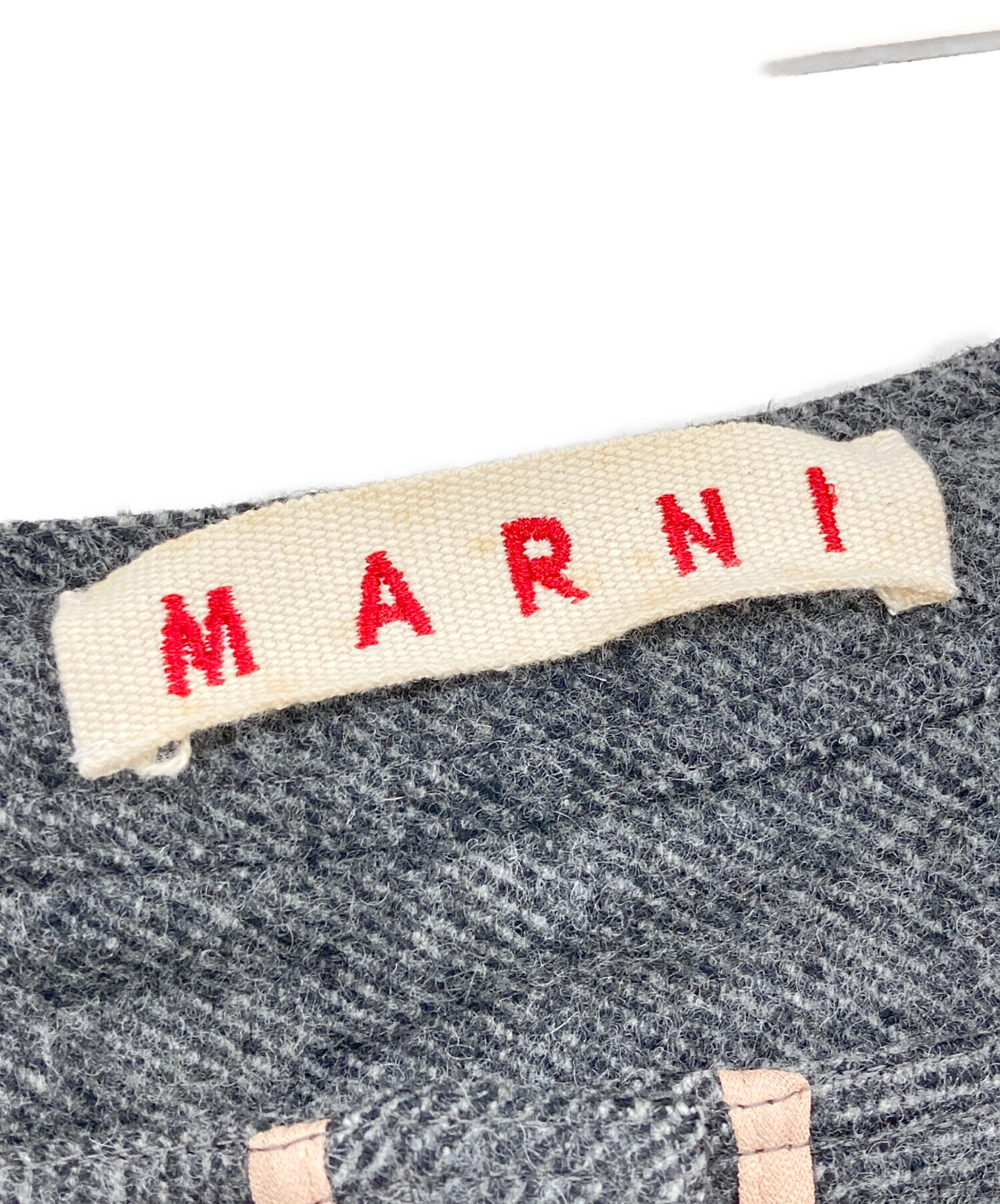 中古・古着通販】MARNI (マルニ) パイピングコート グレー サイズ:38