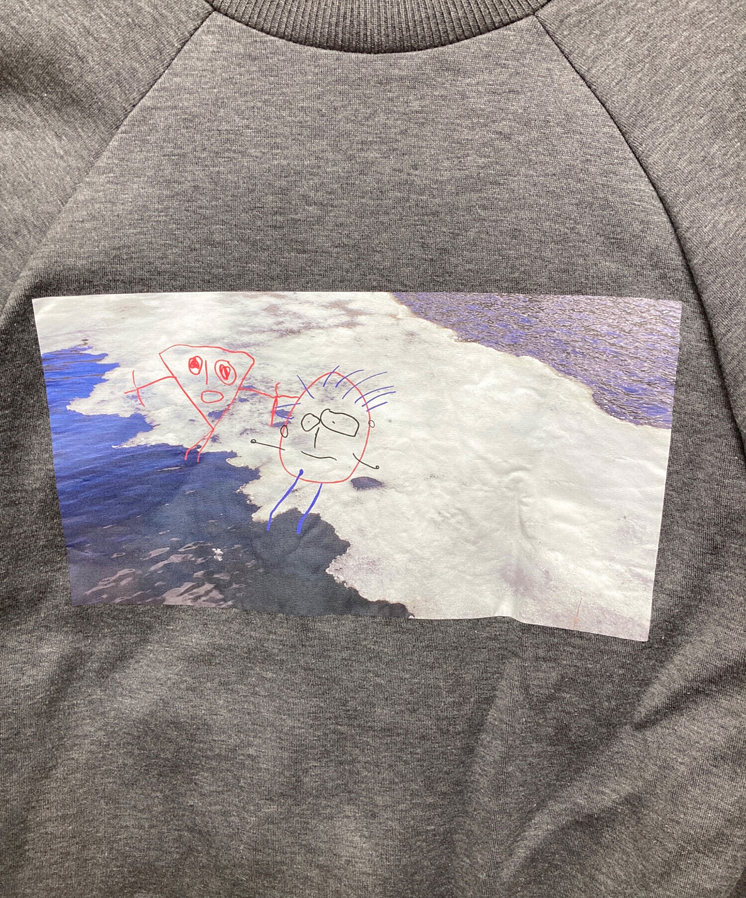 中古・古着通販】Plan C (プランシー) プリントスウェット グレー