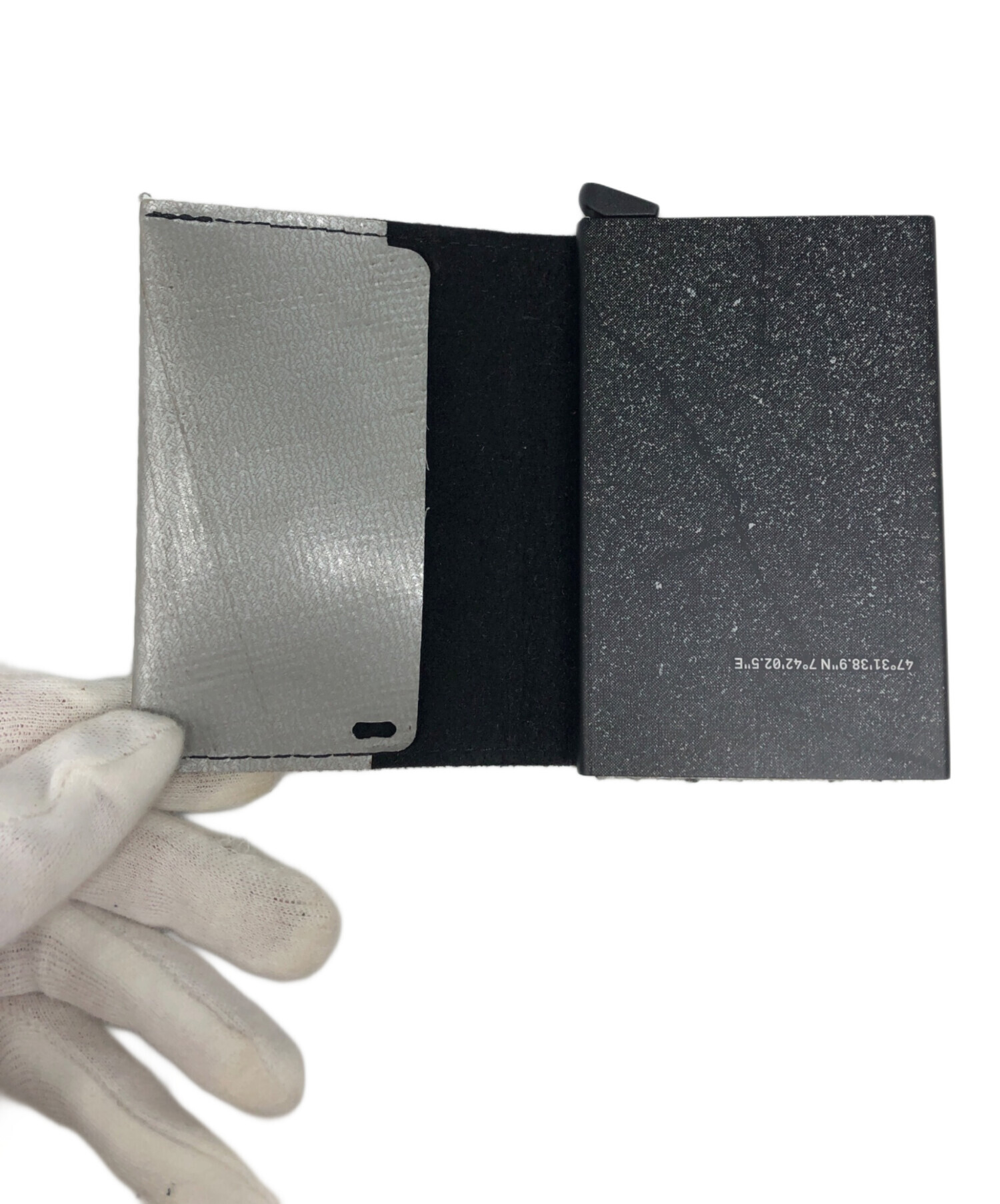 FREITAG フライターグ カードケース グレー 財布 FREITAG・実寸: タテ