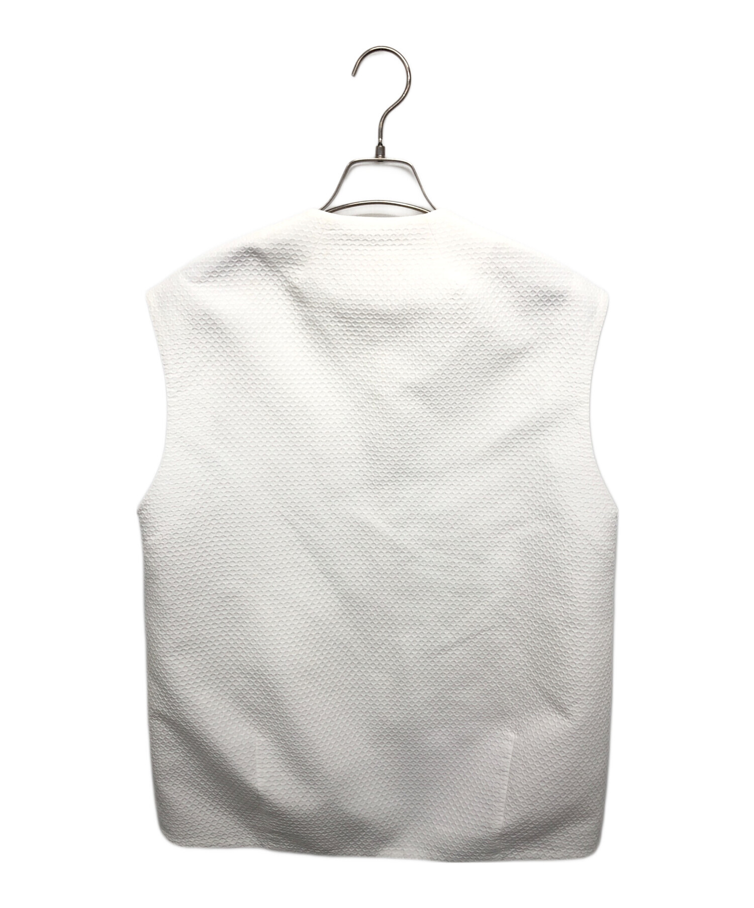 Ballsey ピンドット マトラッセコクーンジレ　ホワイト36 Ballsey ピンドット マトラッセコクーンジレ ホワイト36 ピンドット