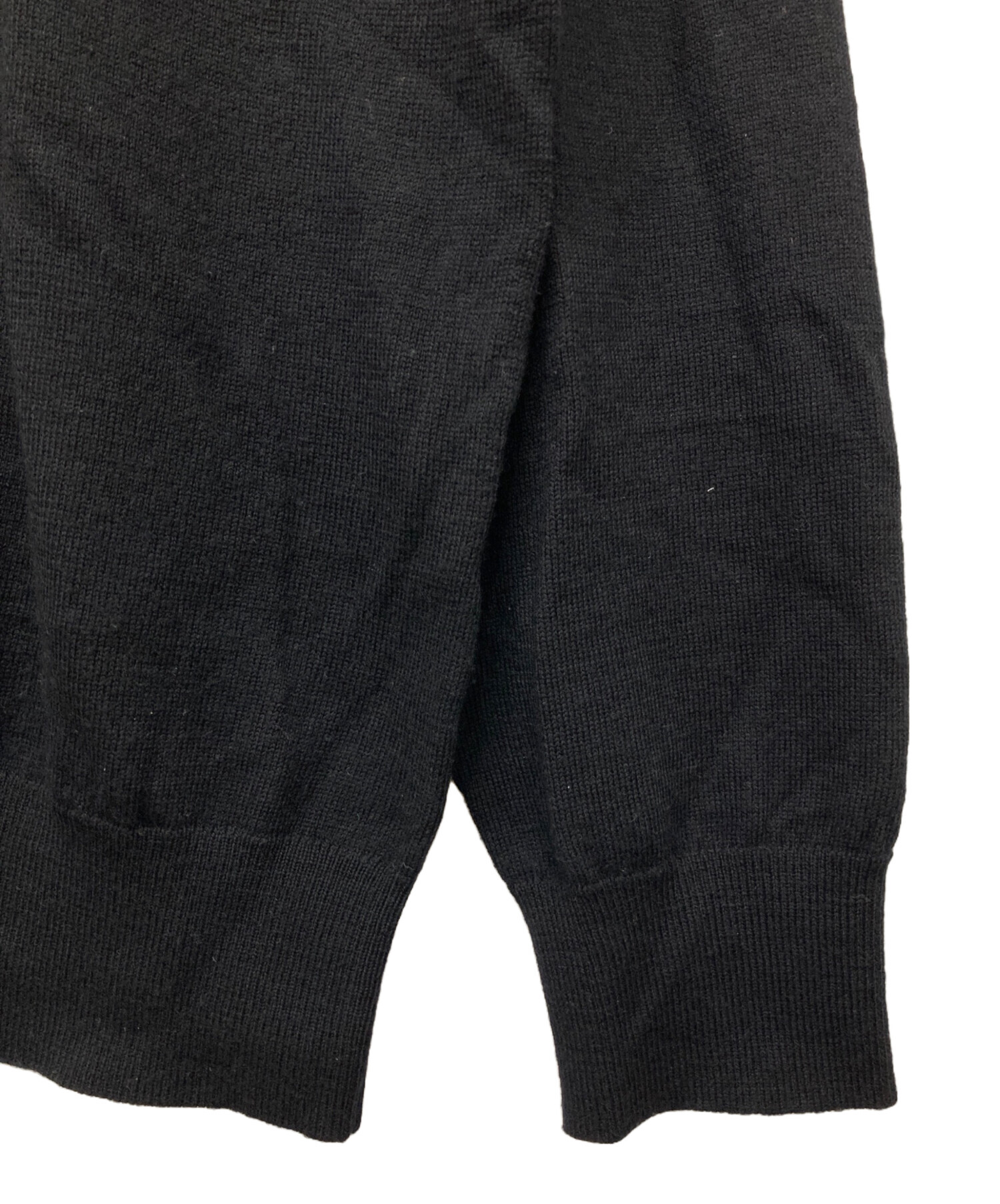 Ron Herman ロンハーマン ワッフルセーター ブラック 中古・古着通販】Ron Herman (ロンハーマン) ウールニット ブラック