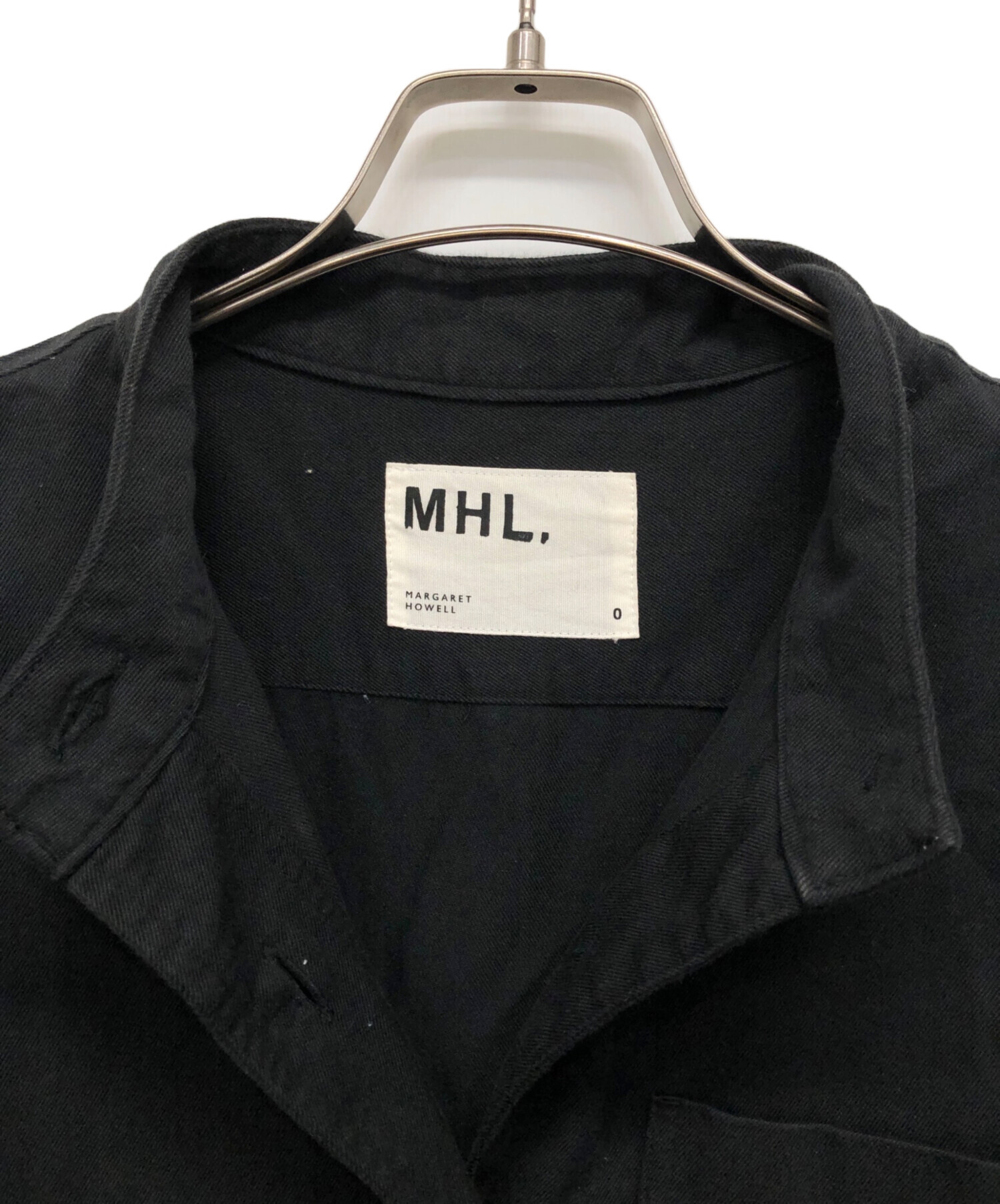 中古・古着通販】MHL (エムエイチエル) コットンワンピース ブラック